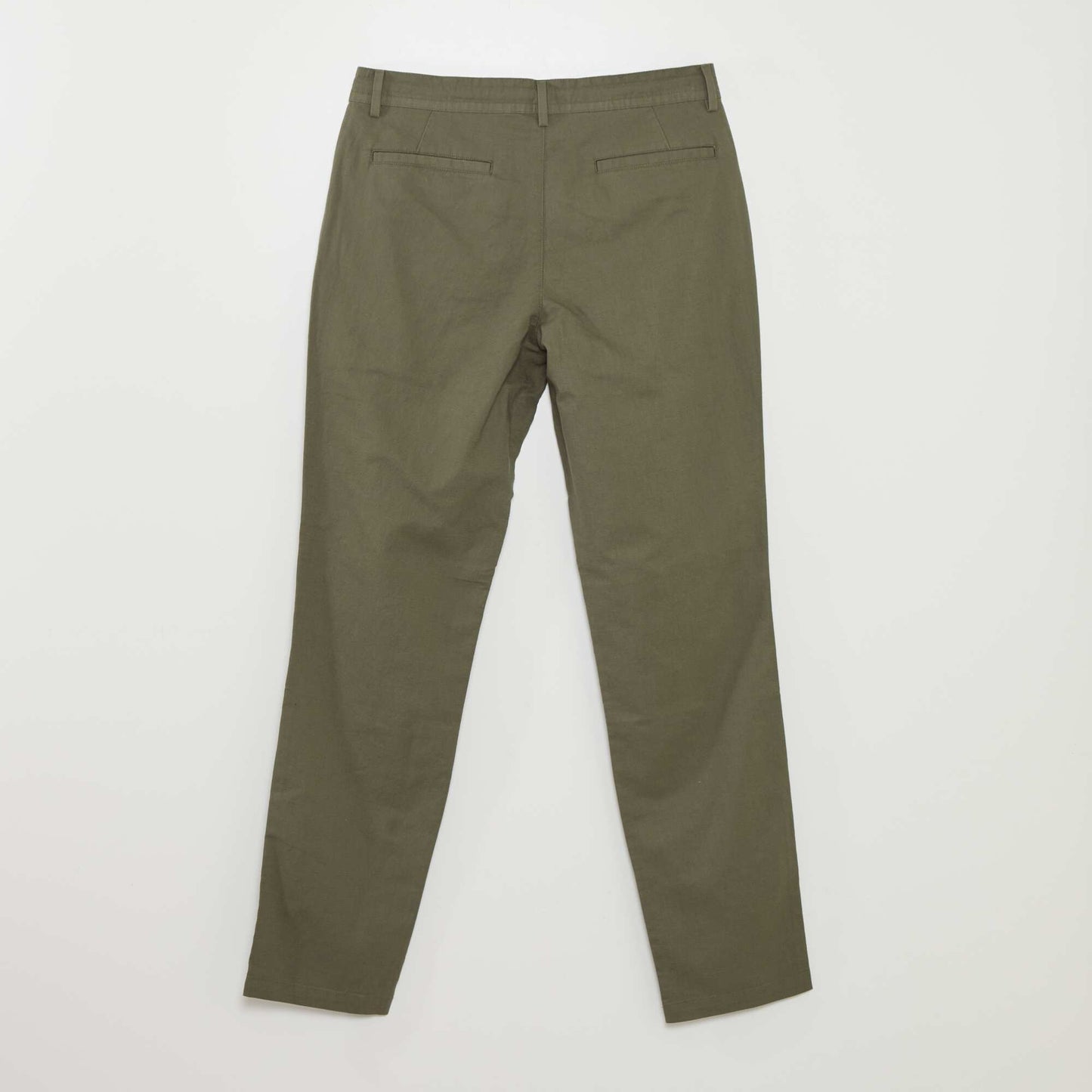 Pantalon chino droit Vert