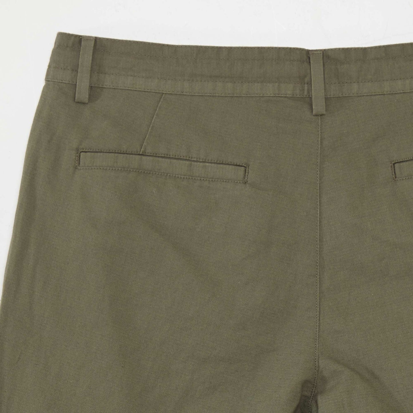 Pantalon chino droit Vert