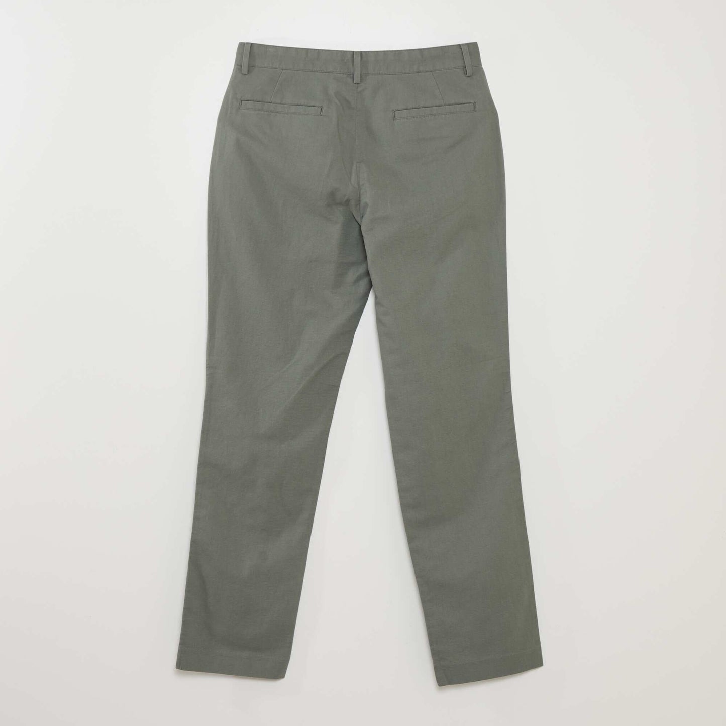 Pantalon chino slim Vert