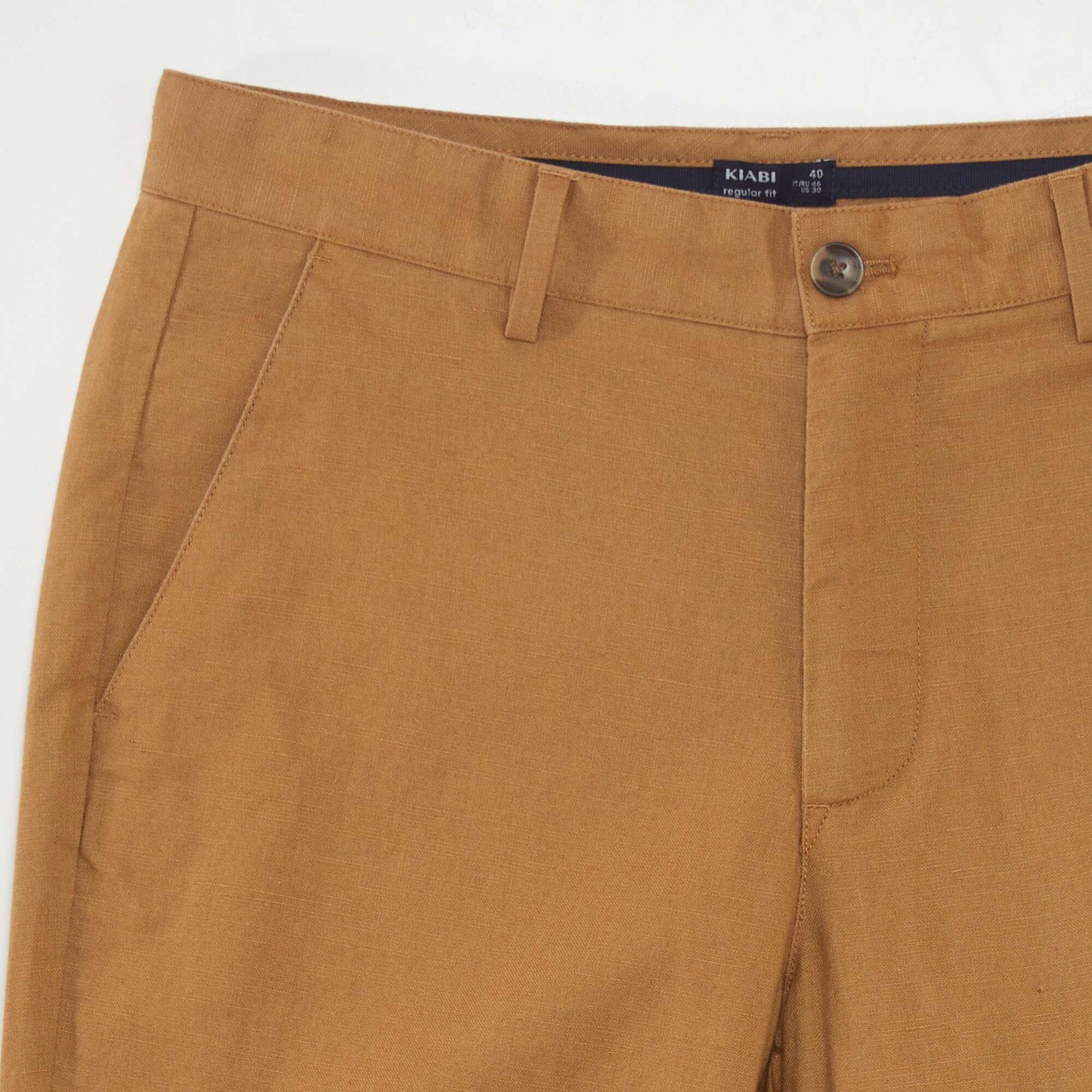 Pantalon chino slim Beige