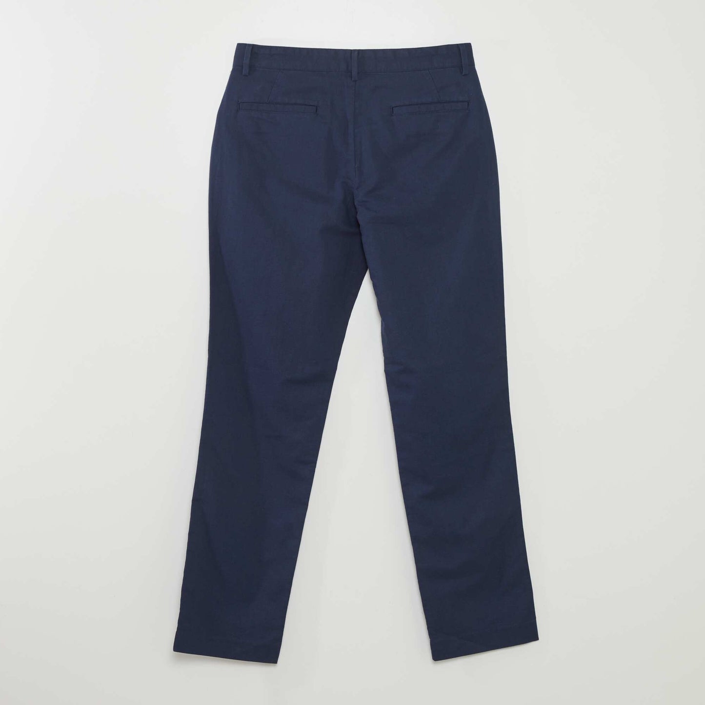 Pantalon chino slim Bleu marine