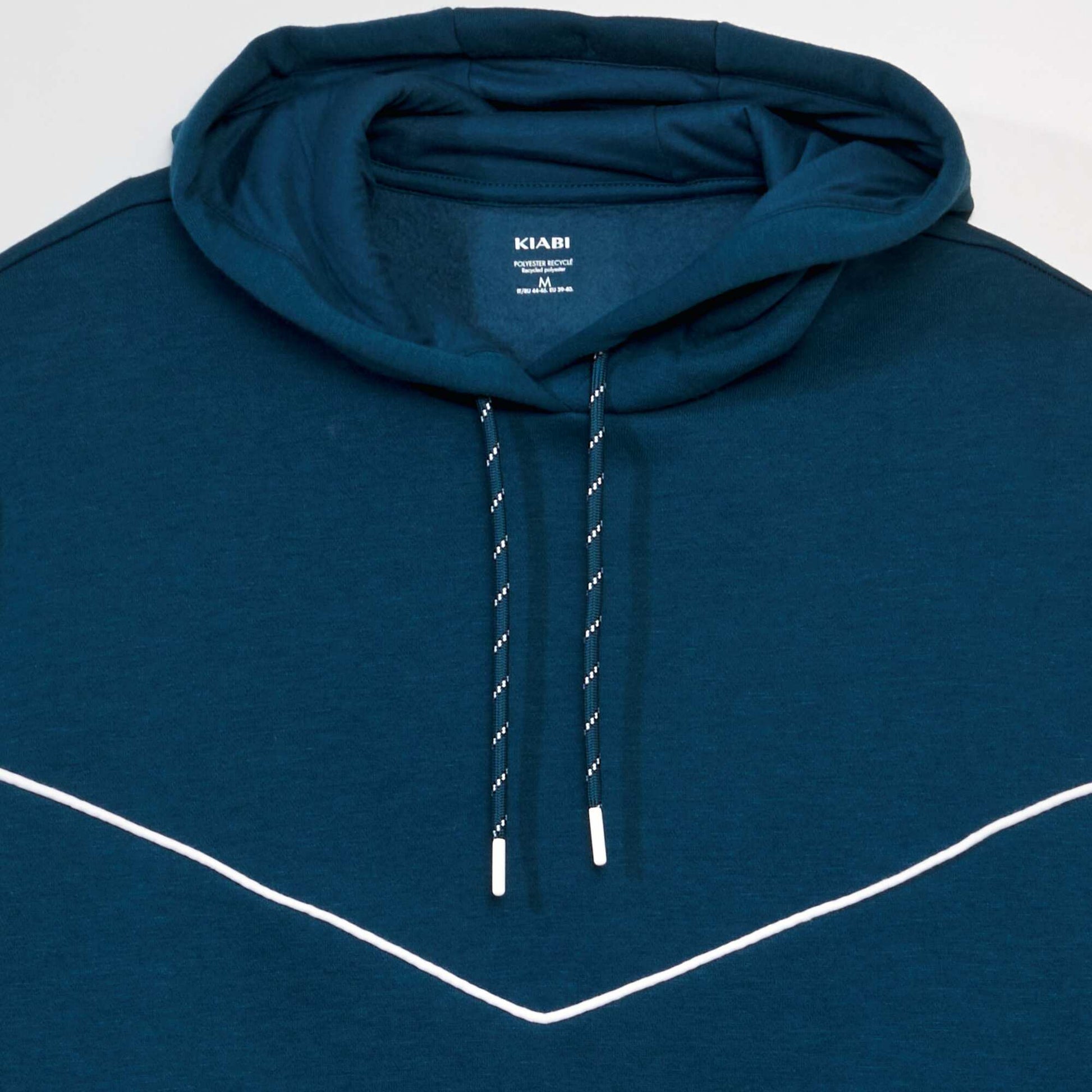 Sweat en molleton capuche Bleu