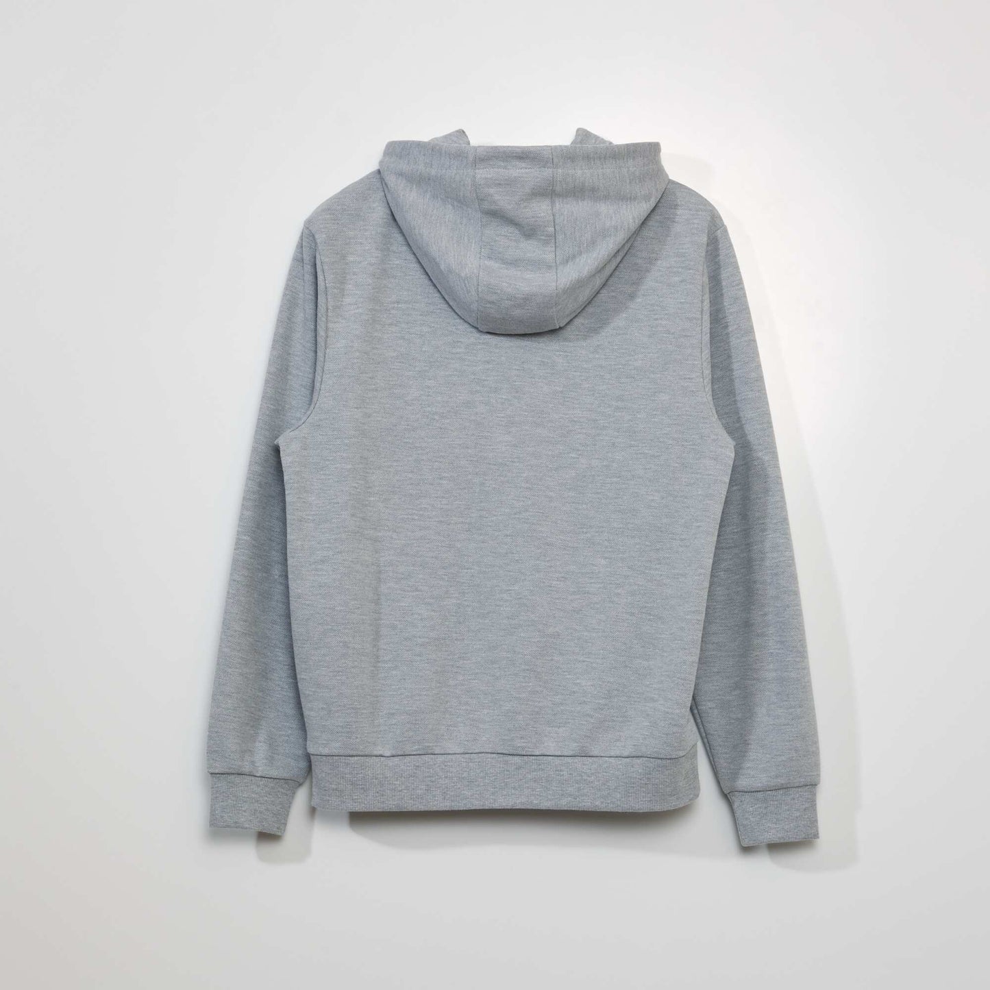 Sweat en piqu de coton Gris