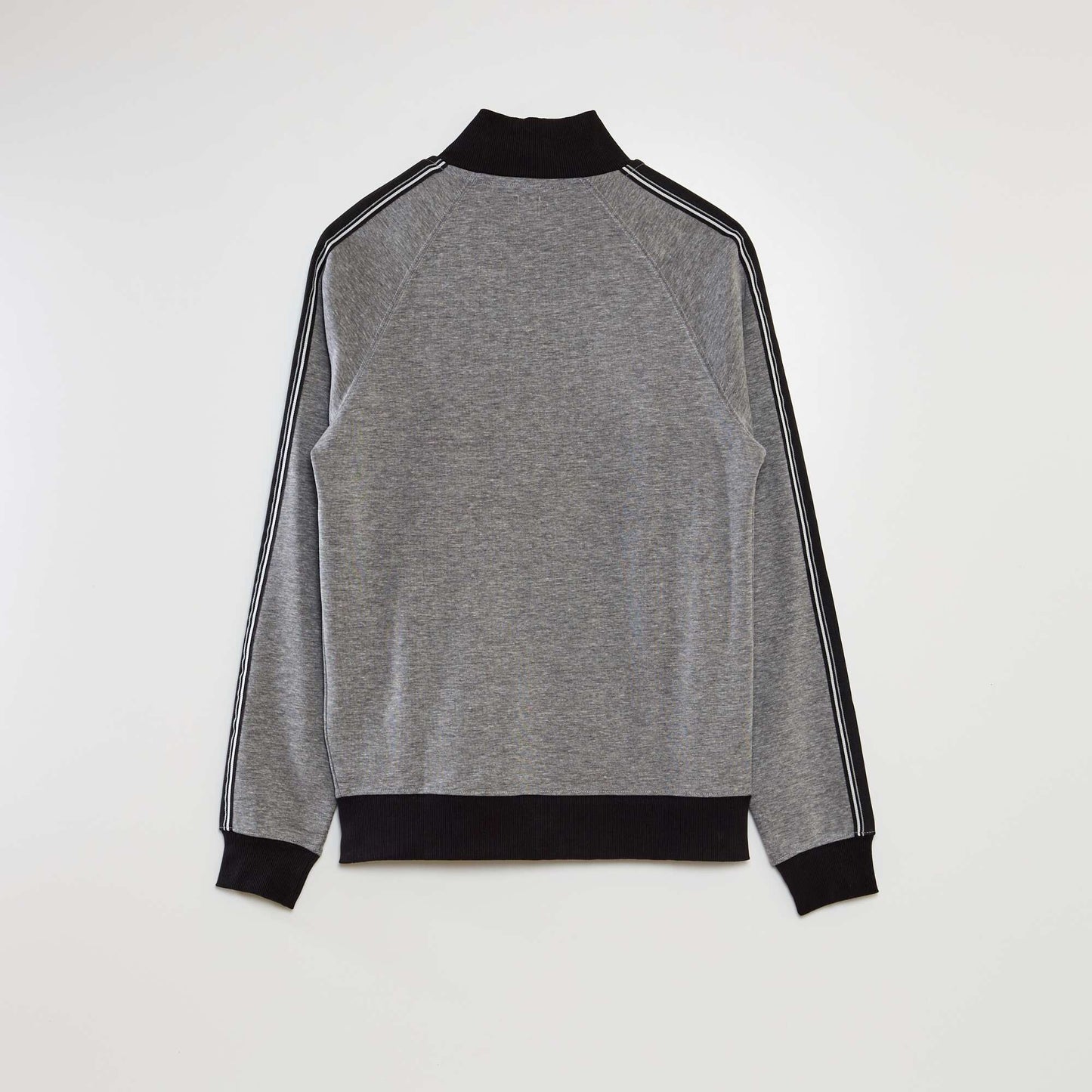 Sweat en interlock avec biais contrast Gris