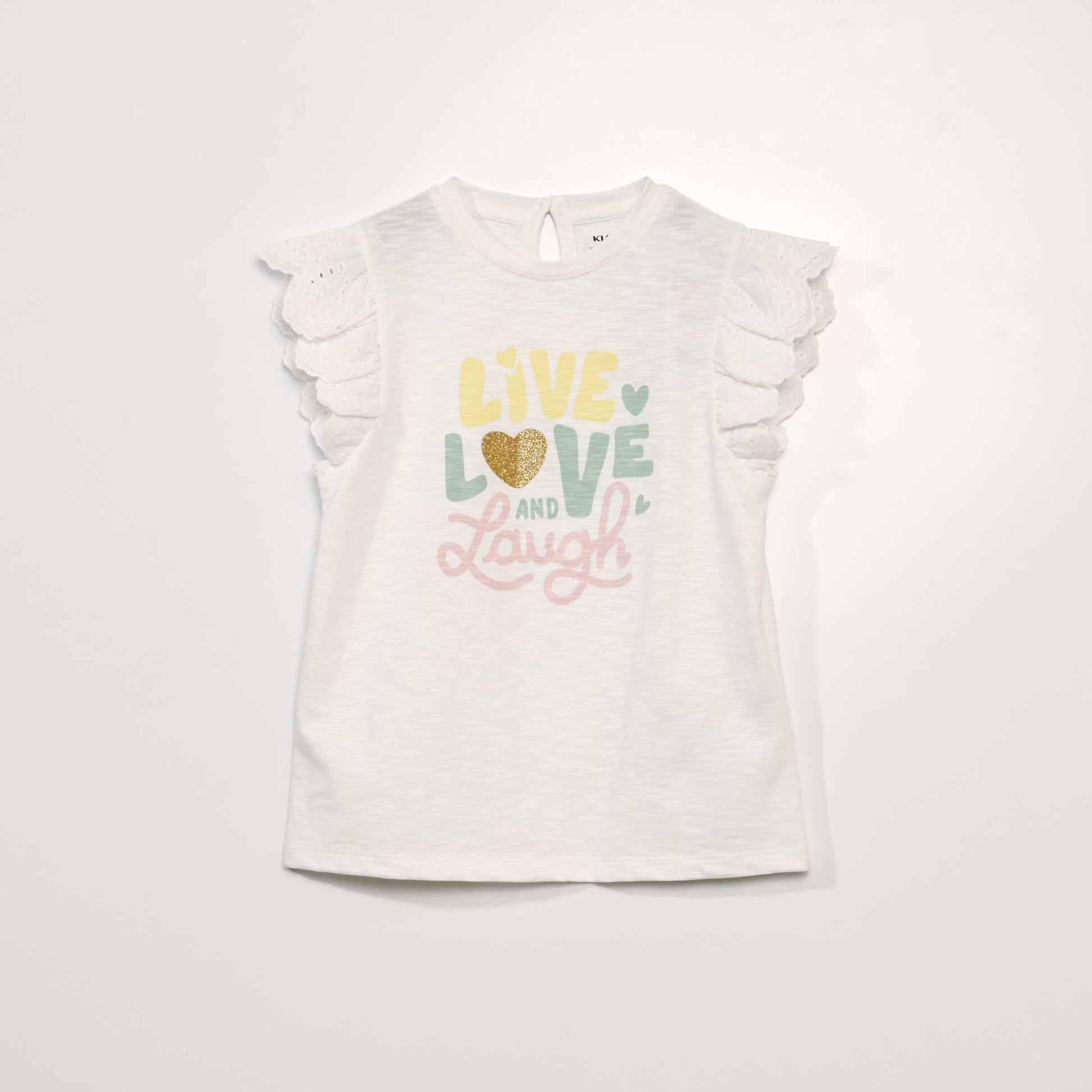 T-shirt en jersey BLANC