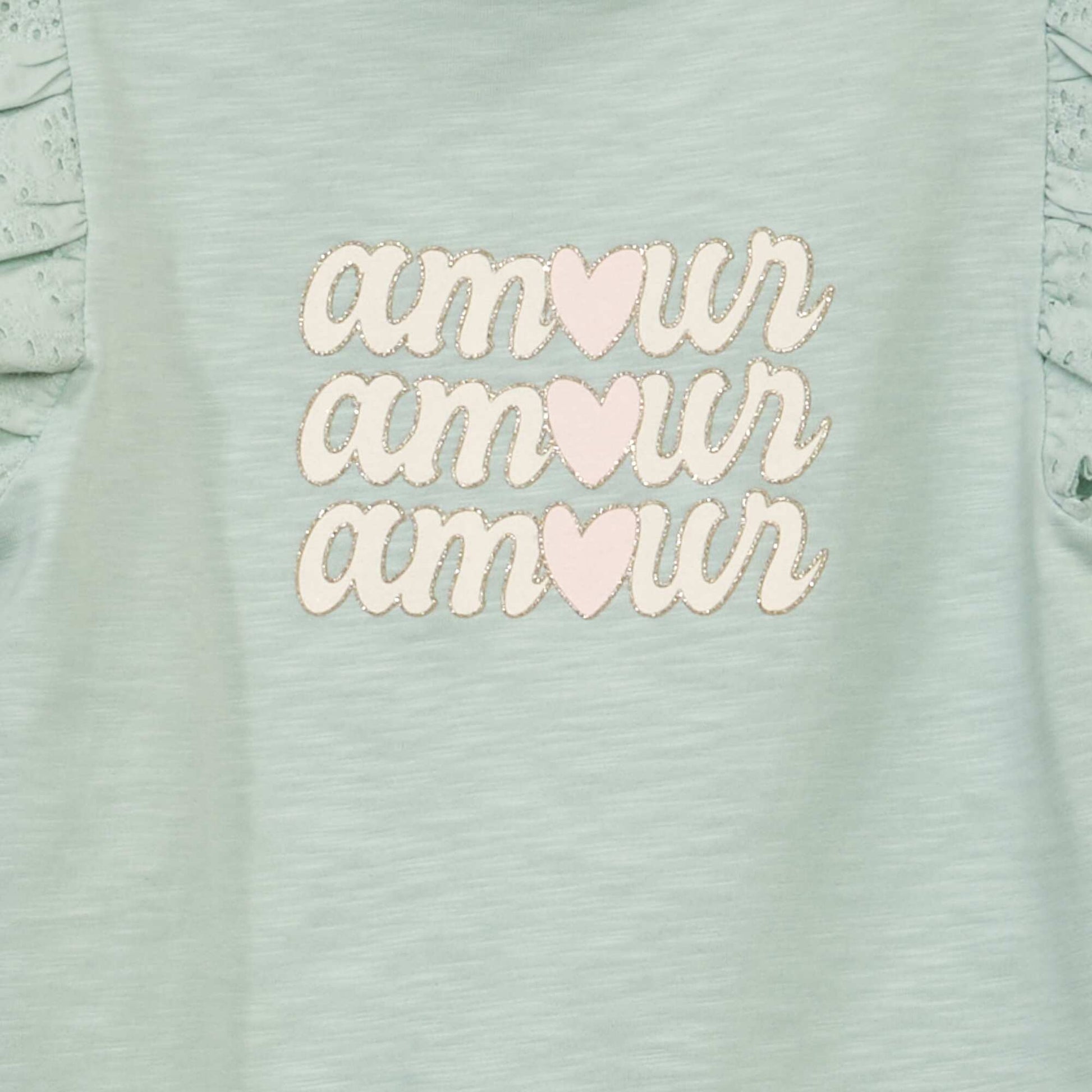 T-shirt en jersey BLANC