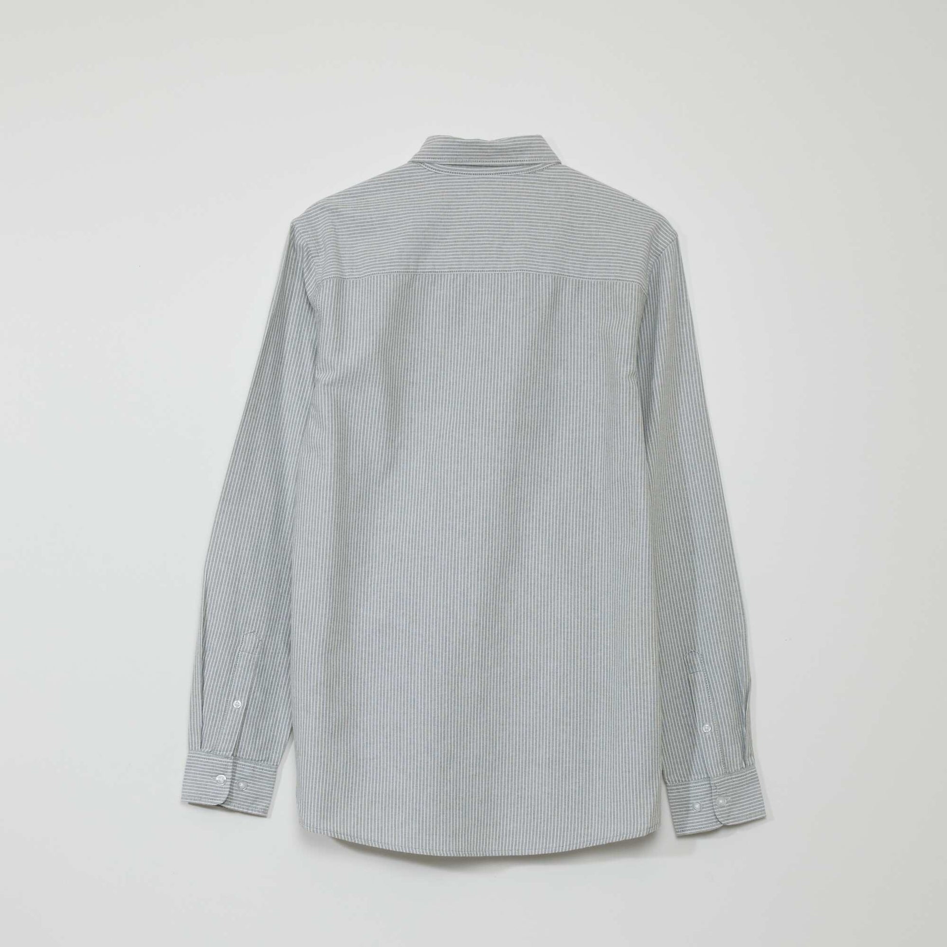 Chemise droite rayures Vert