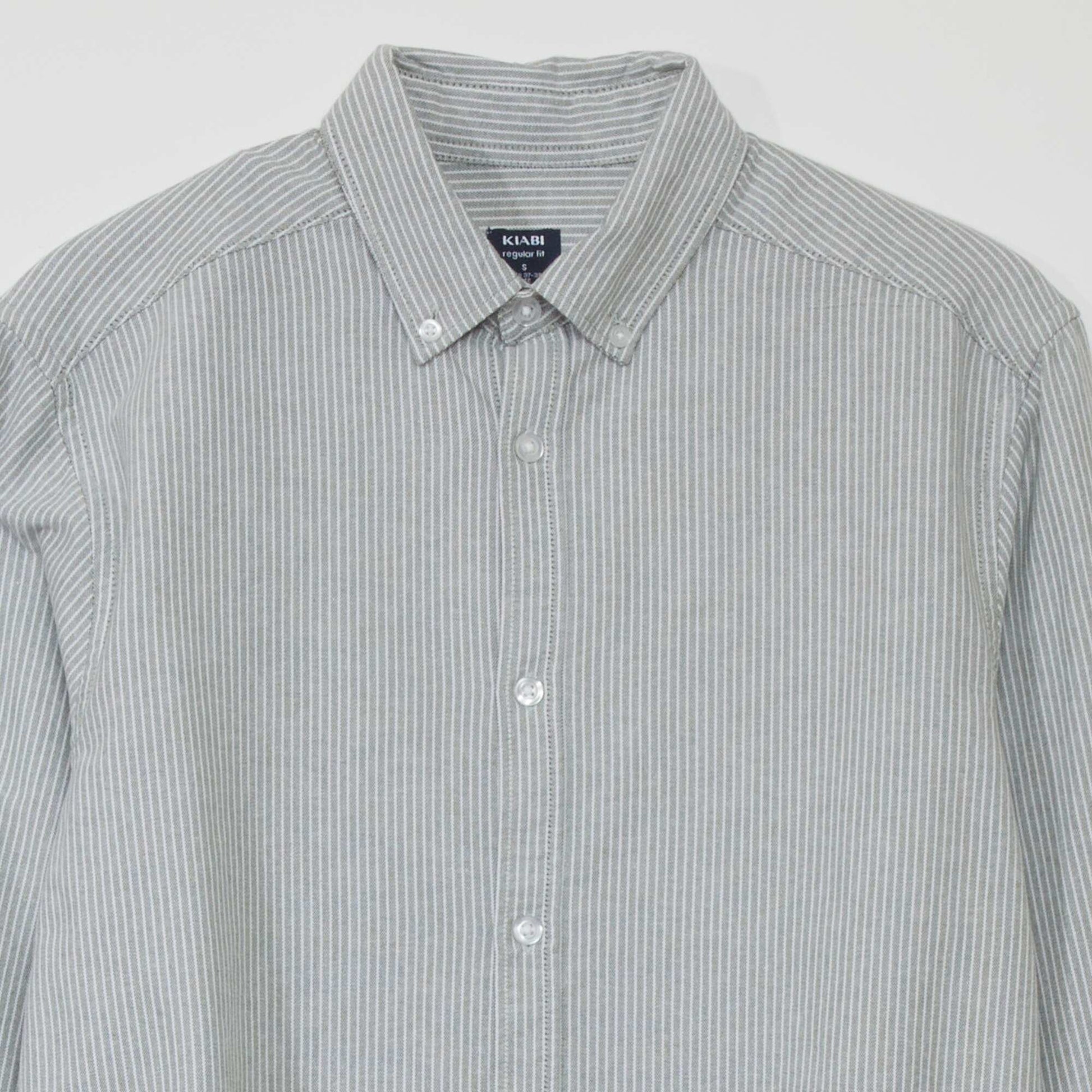 Chemise droite rayures Vert