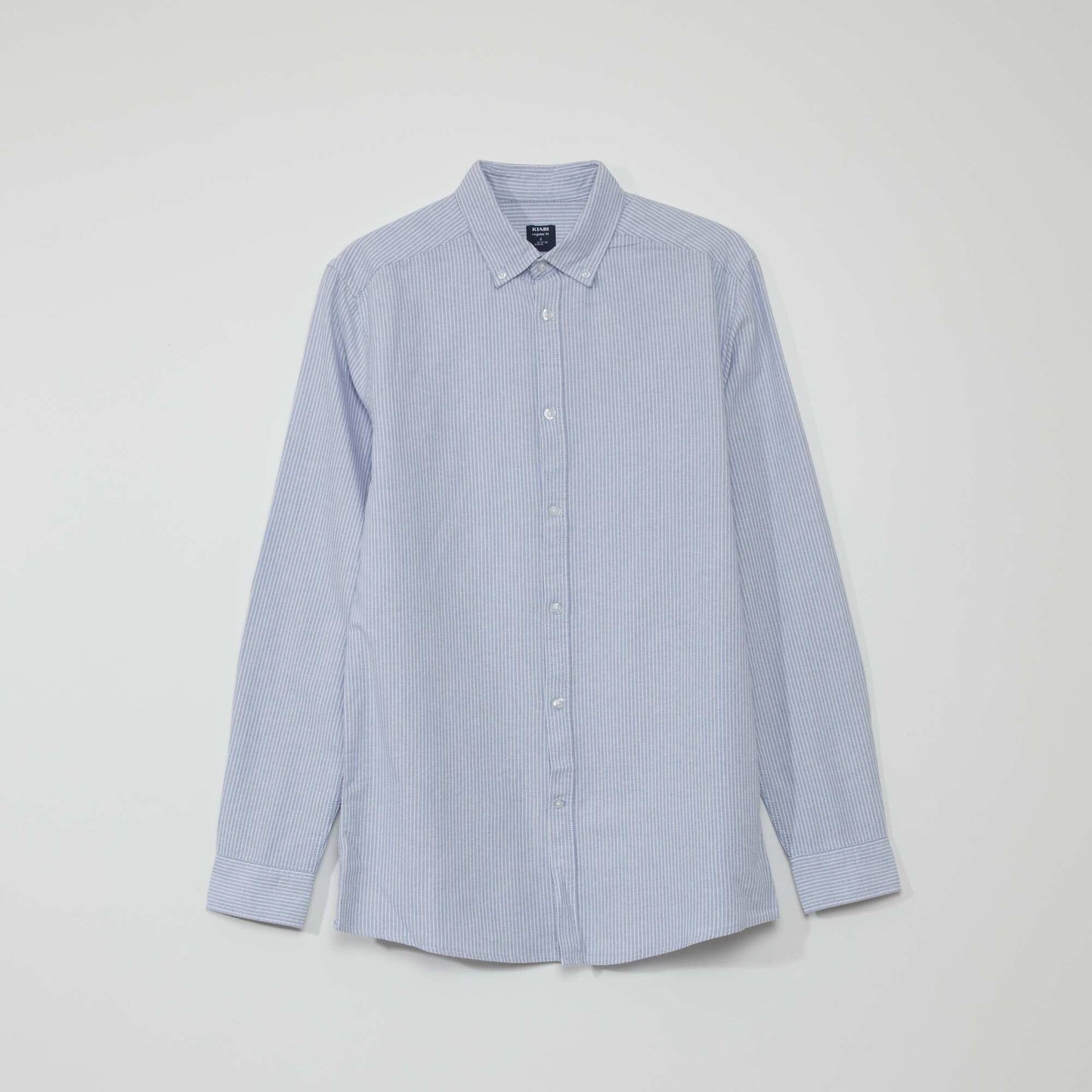 Chemise droite à rayures Bleu/blanc