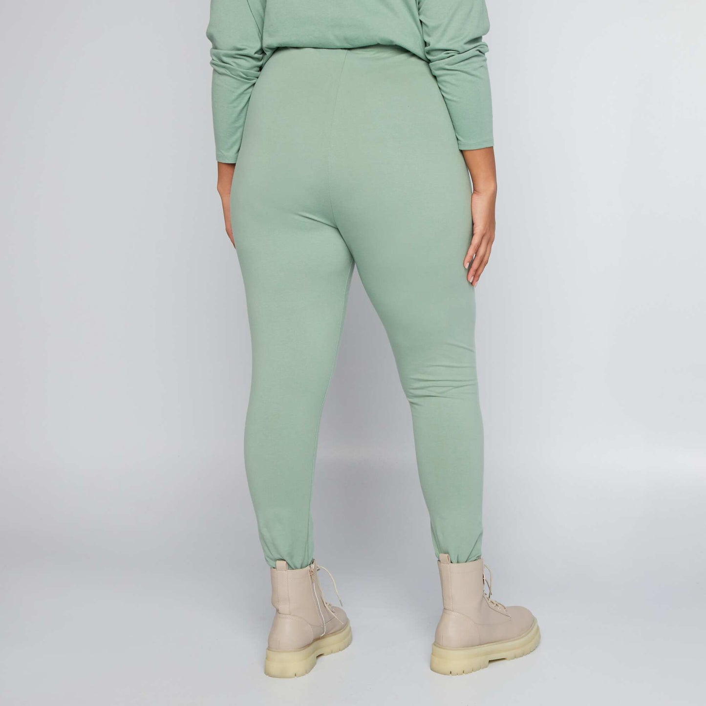 Legging en jersey uni Vert