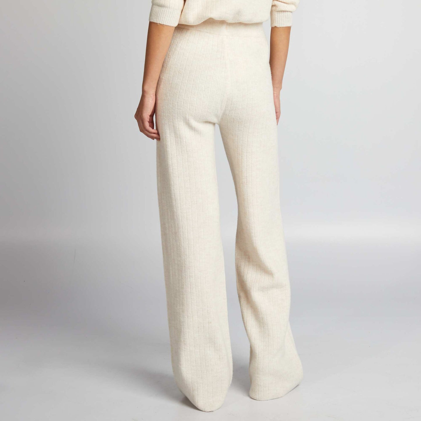 Pantalon droit c tel beige