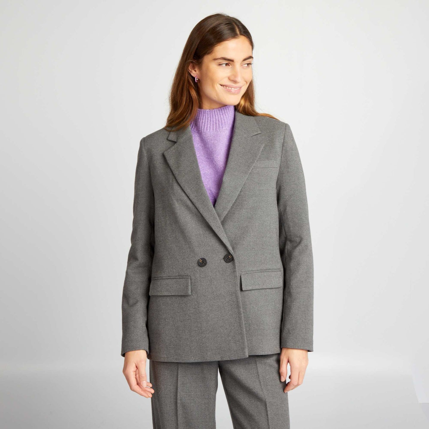 Veste tailleur Gris