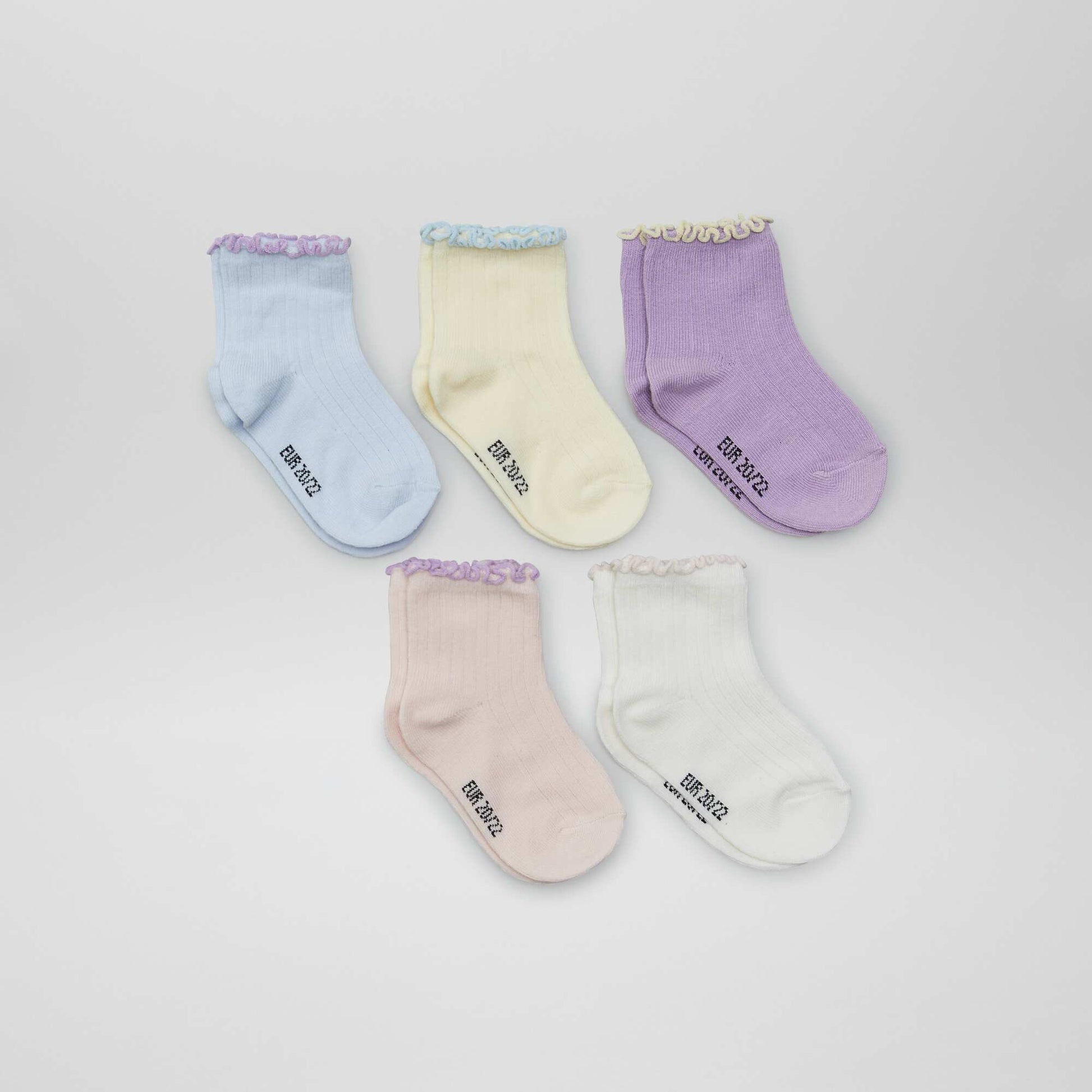 Lot de 5 chaussettes volants Bleus