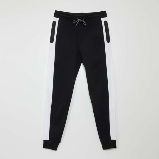 Pantalon de jogging en molleton noir
