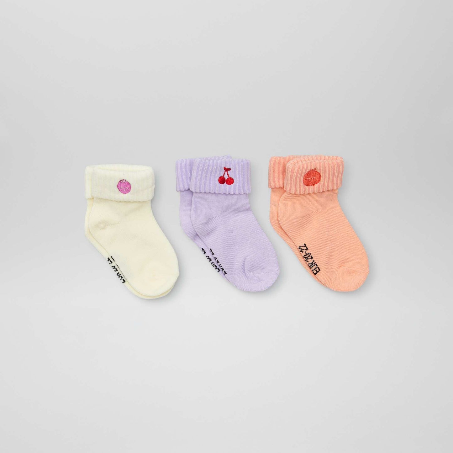 Lot de 2 paires chaussettes Rose