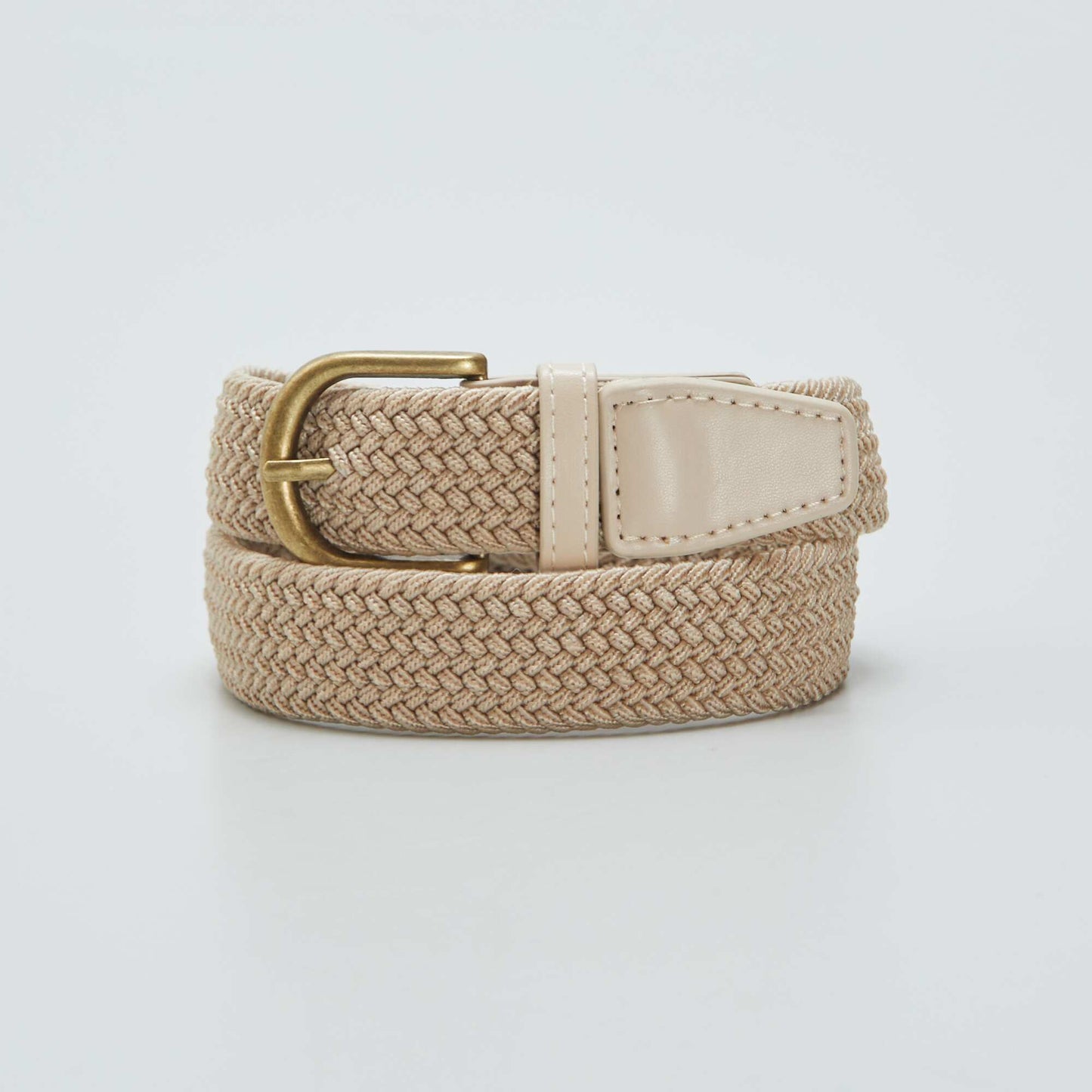 Ceinture en raphia tress Beige