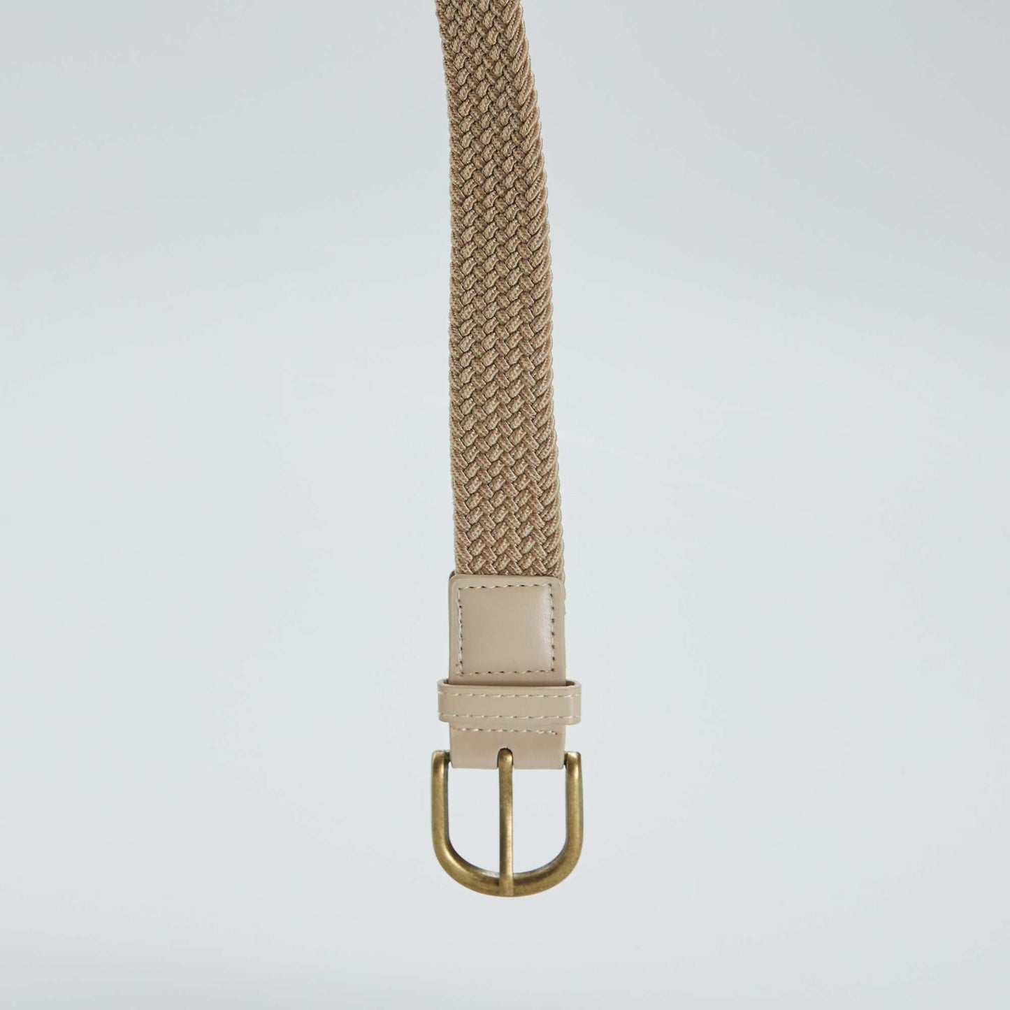 Ceinture en raphia tress Beige