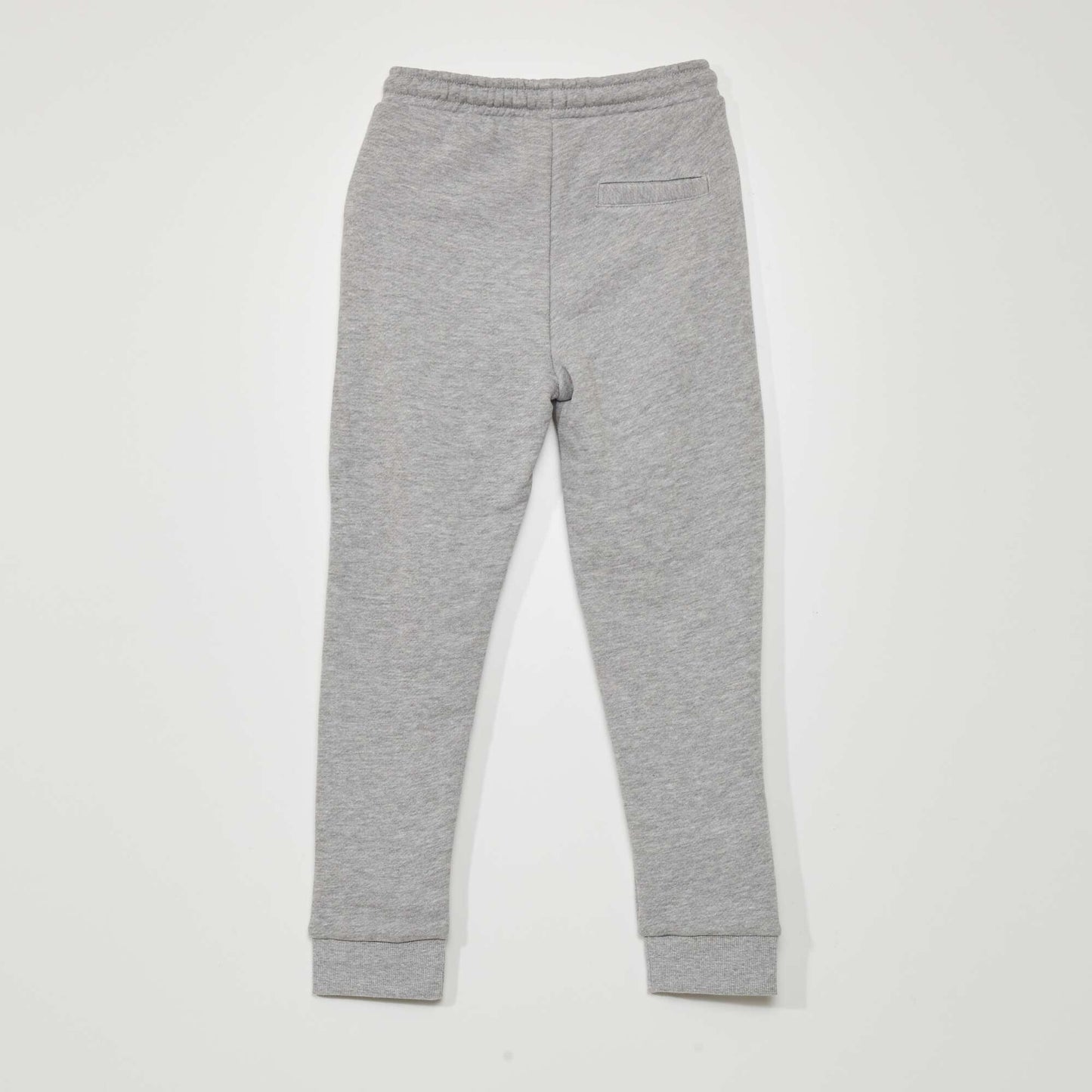 Pantalon jogging en french terry avec coutures Gris chin