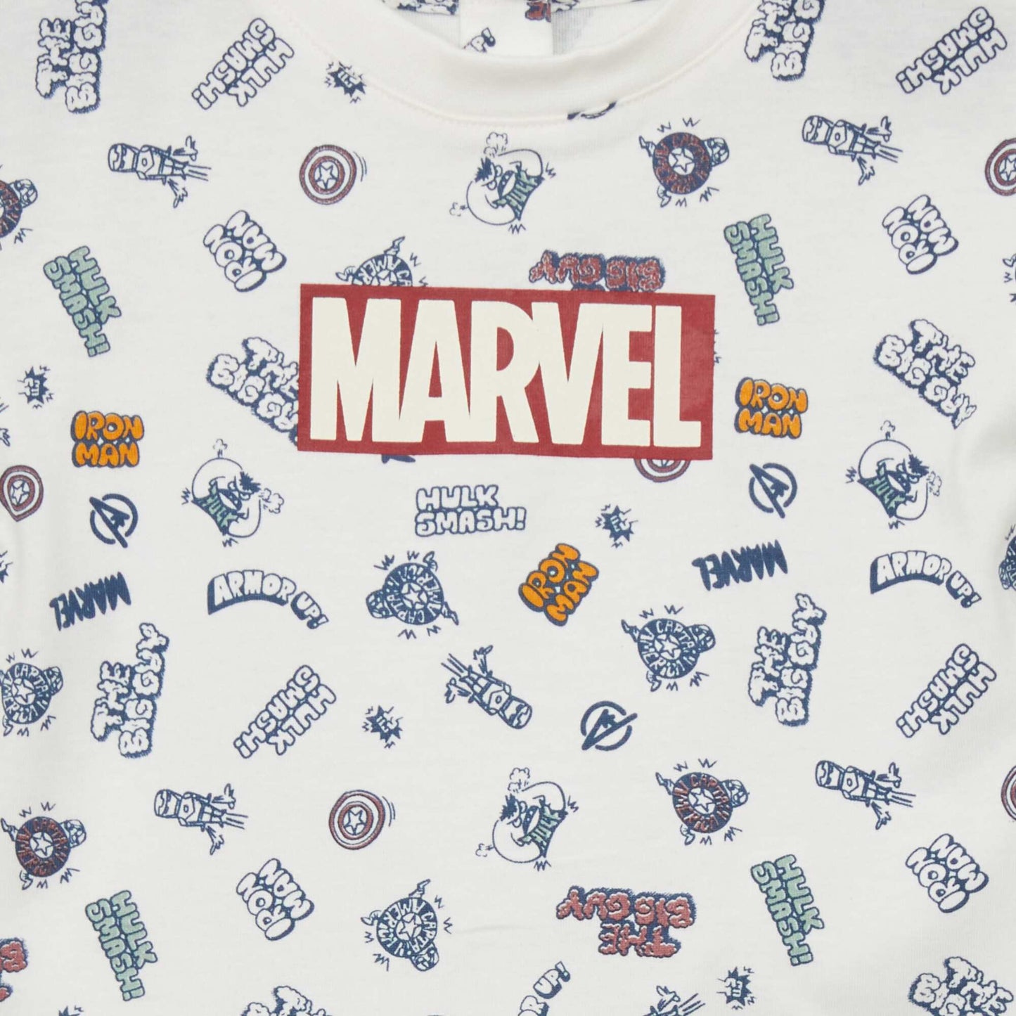 T-shirt 'Marvel' Blanc