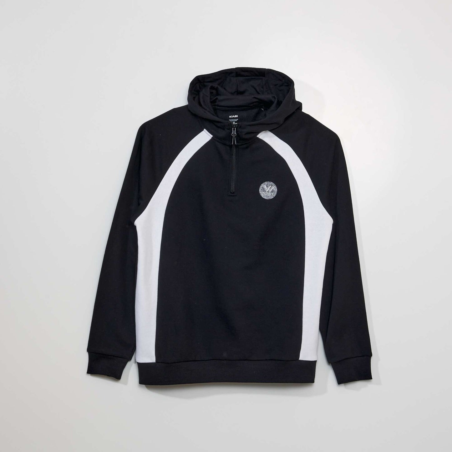 Sweat en molleton capuche noir