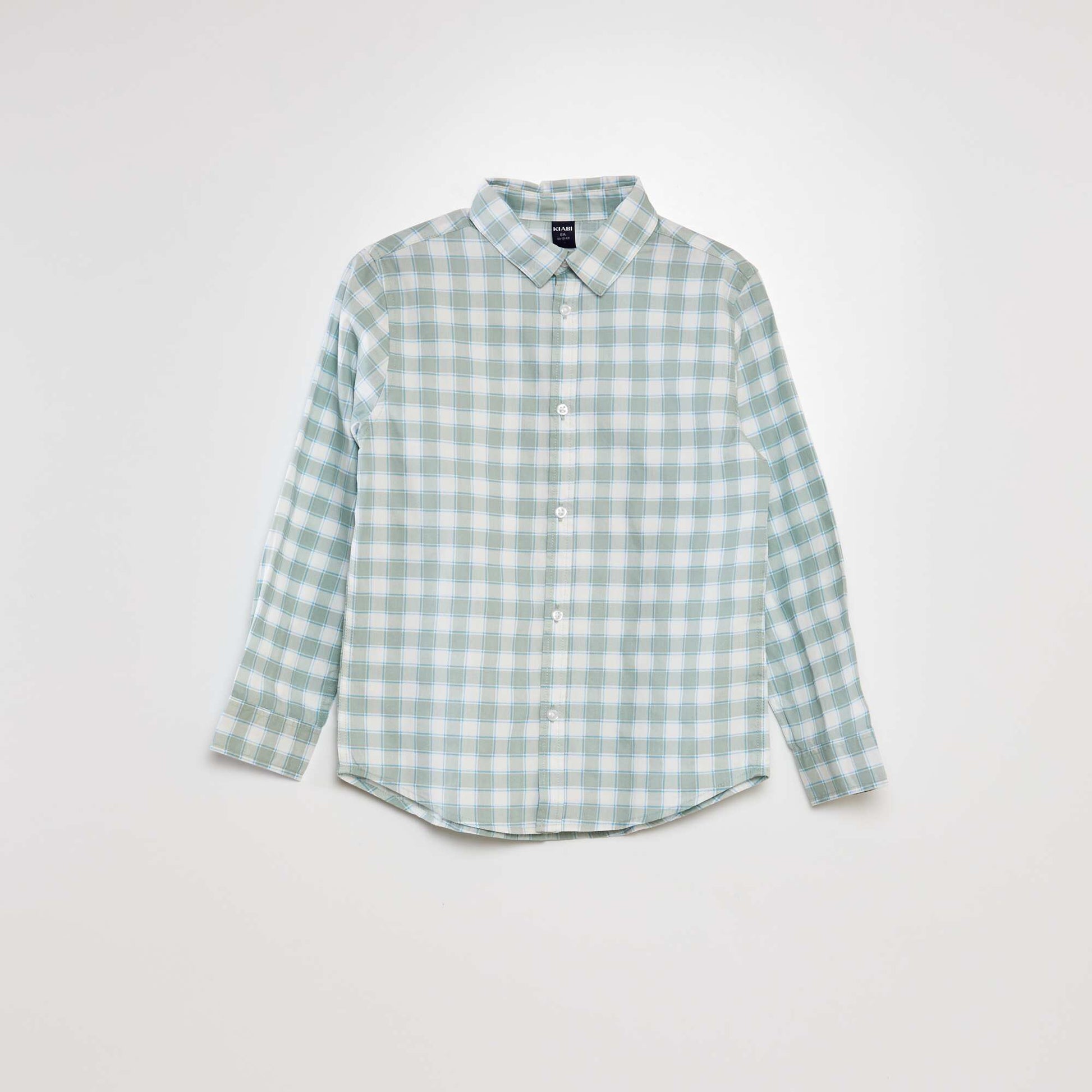 Chemise en popeline Vert