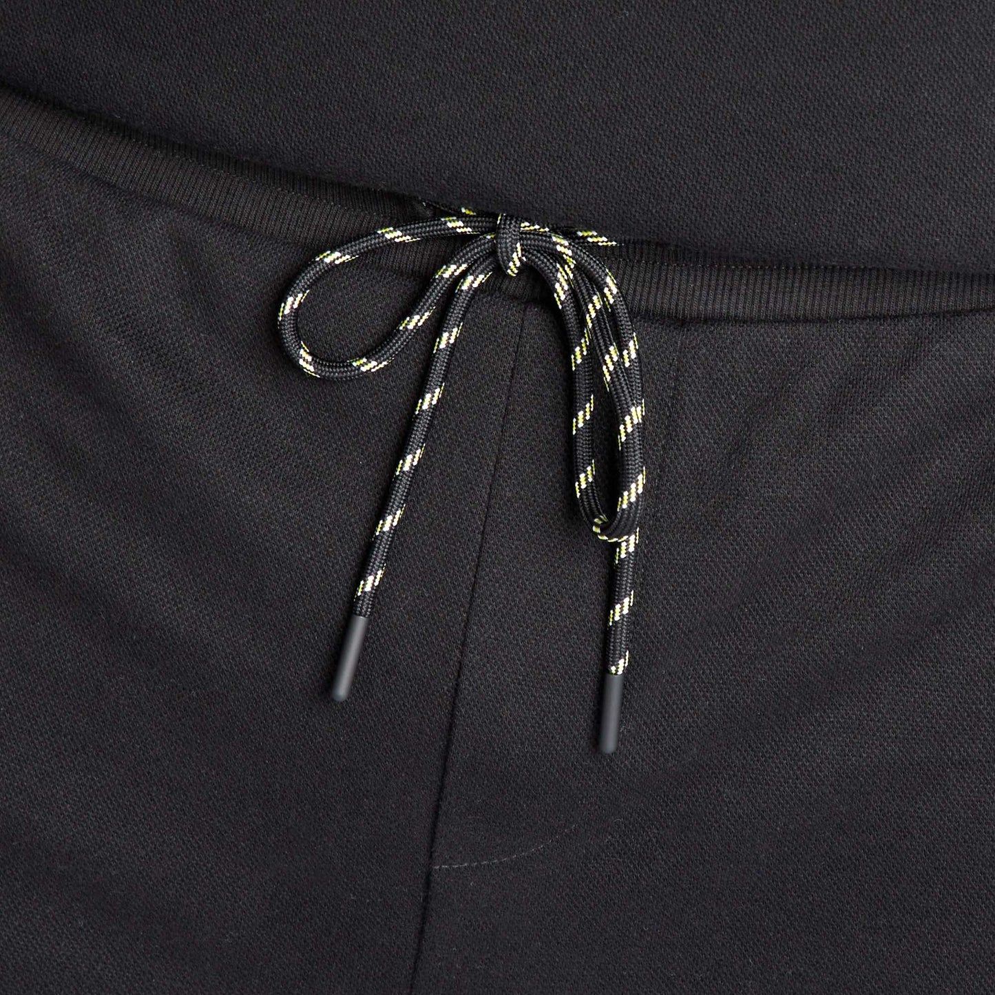 Pantalon jogging maille piqu e noir