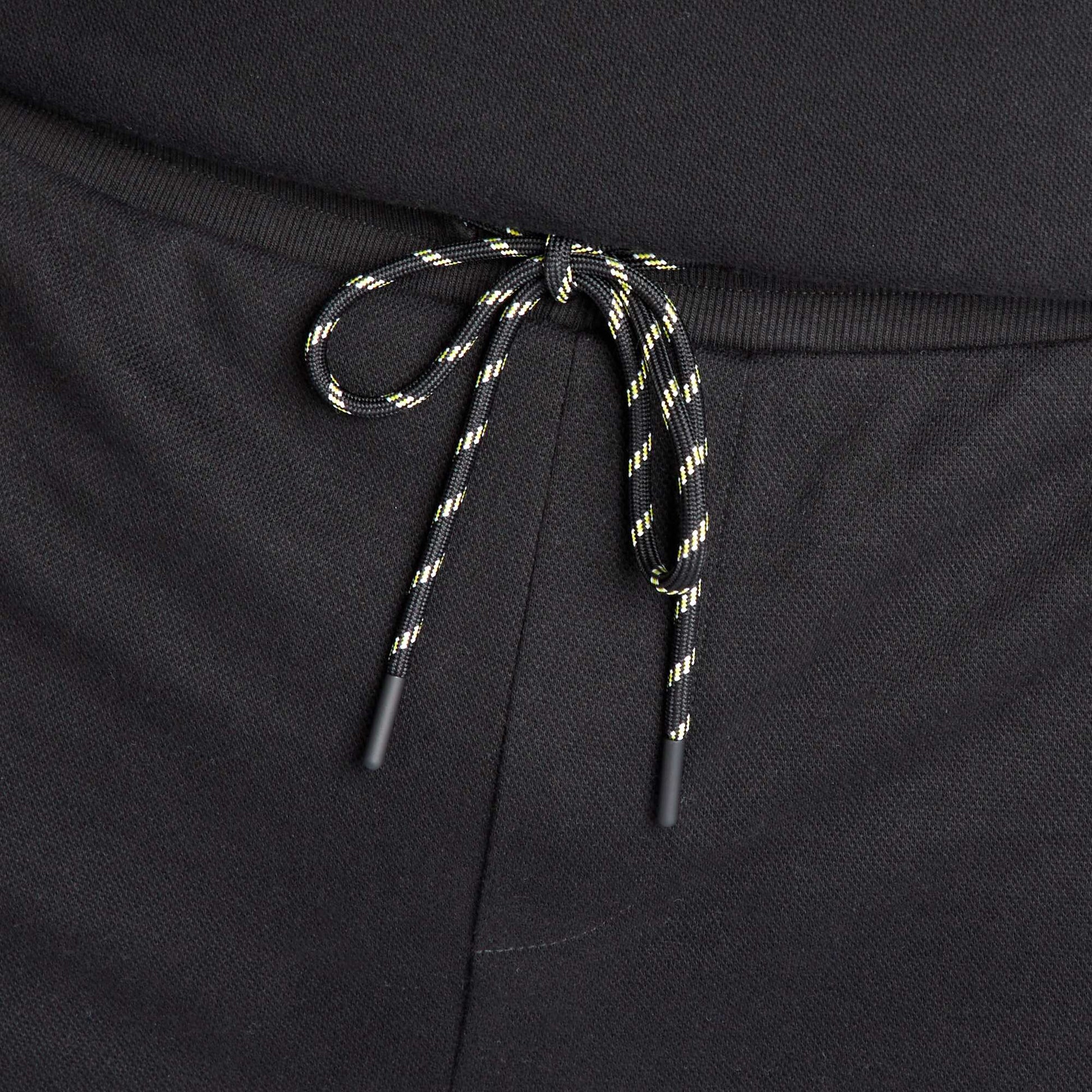 Pantalon jogging maille piqu e noir