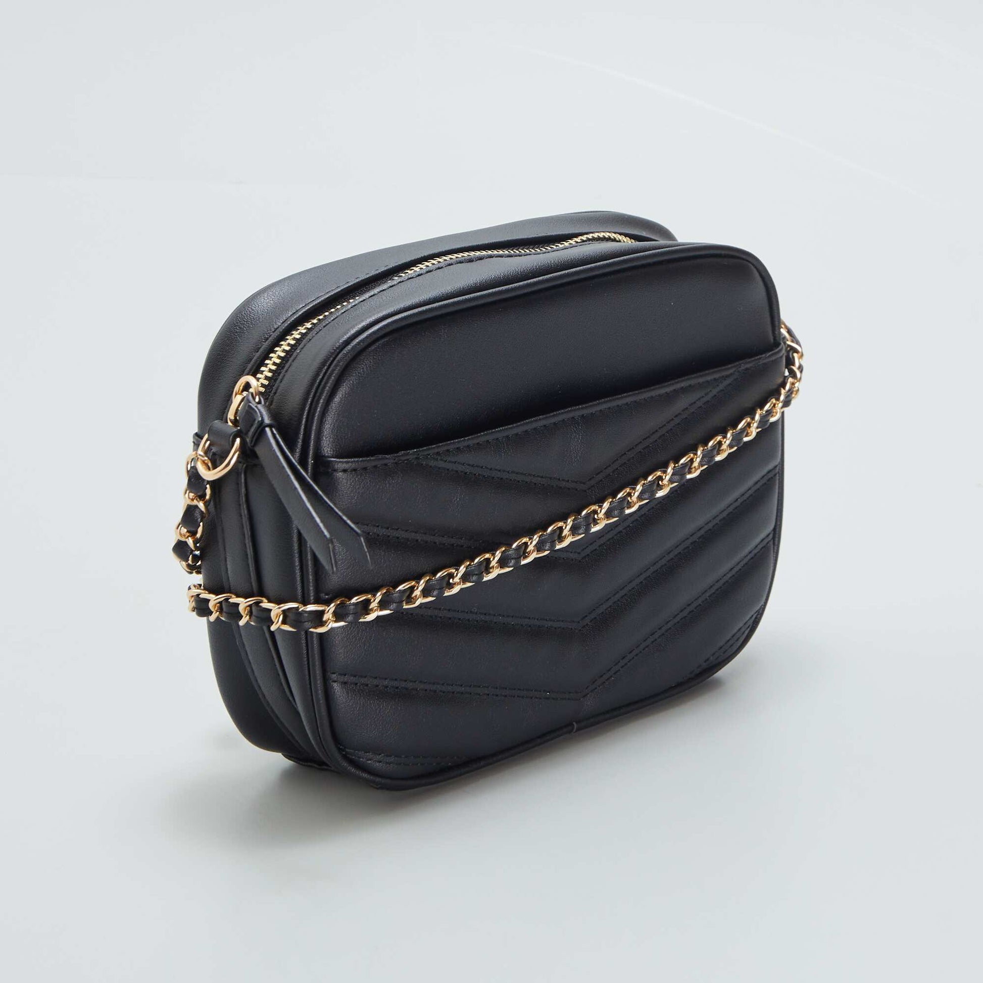 Sac bandouli re similicuir Noir