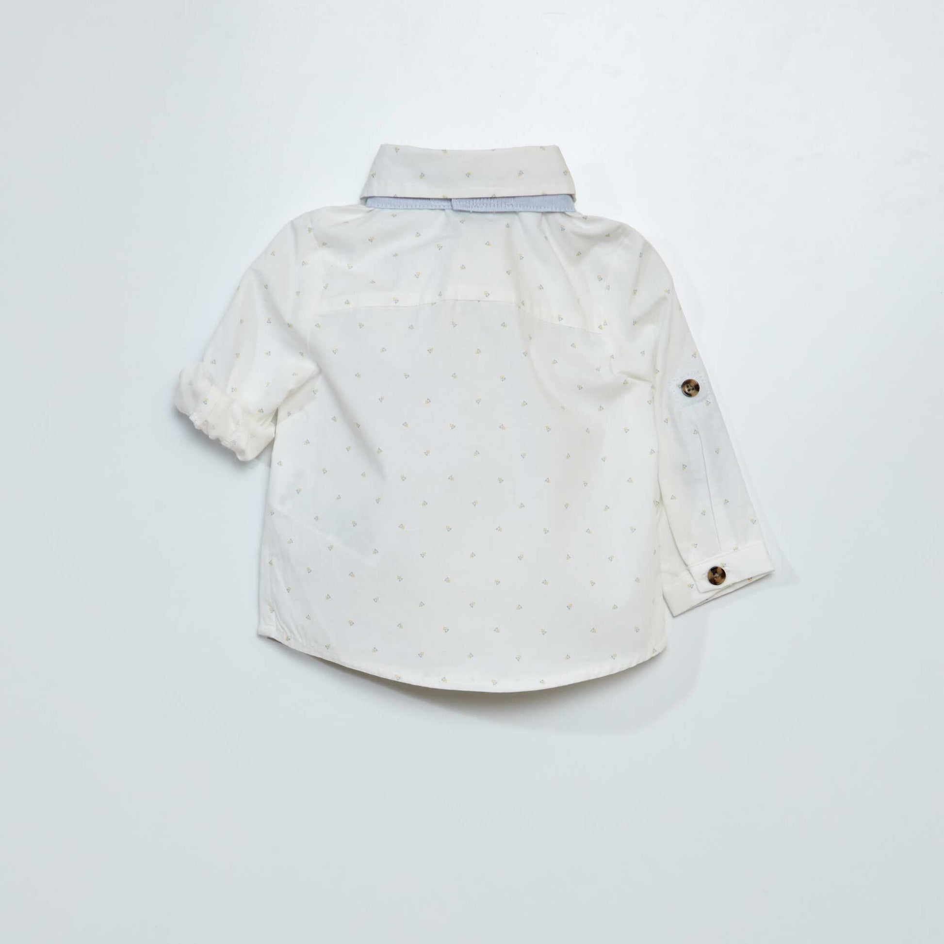 Chemise avec noeud papillon Blanc