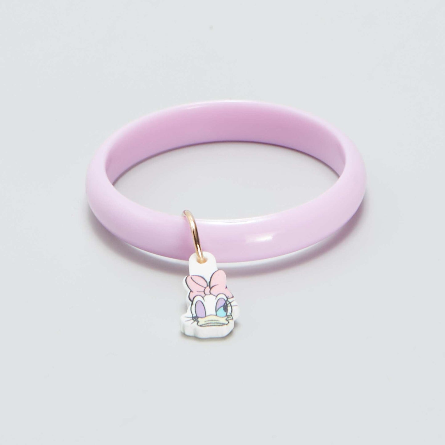 Lot de 4 bracelets + 4 bagues 'Daisy et Minnie' Rose