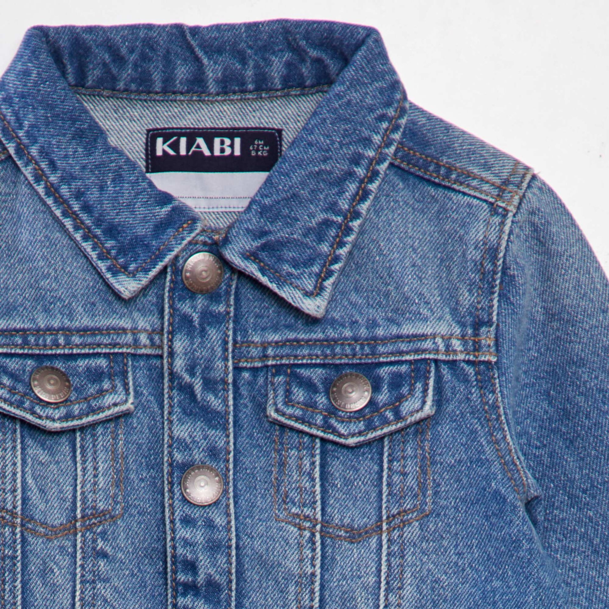 Veste en jean paisse Bleu clair
