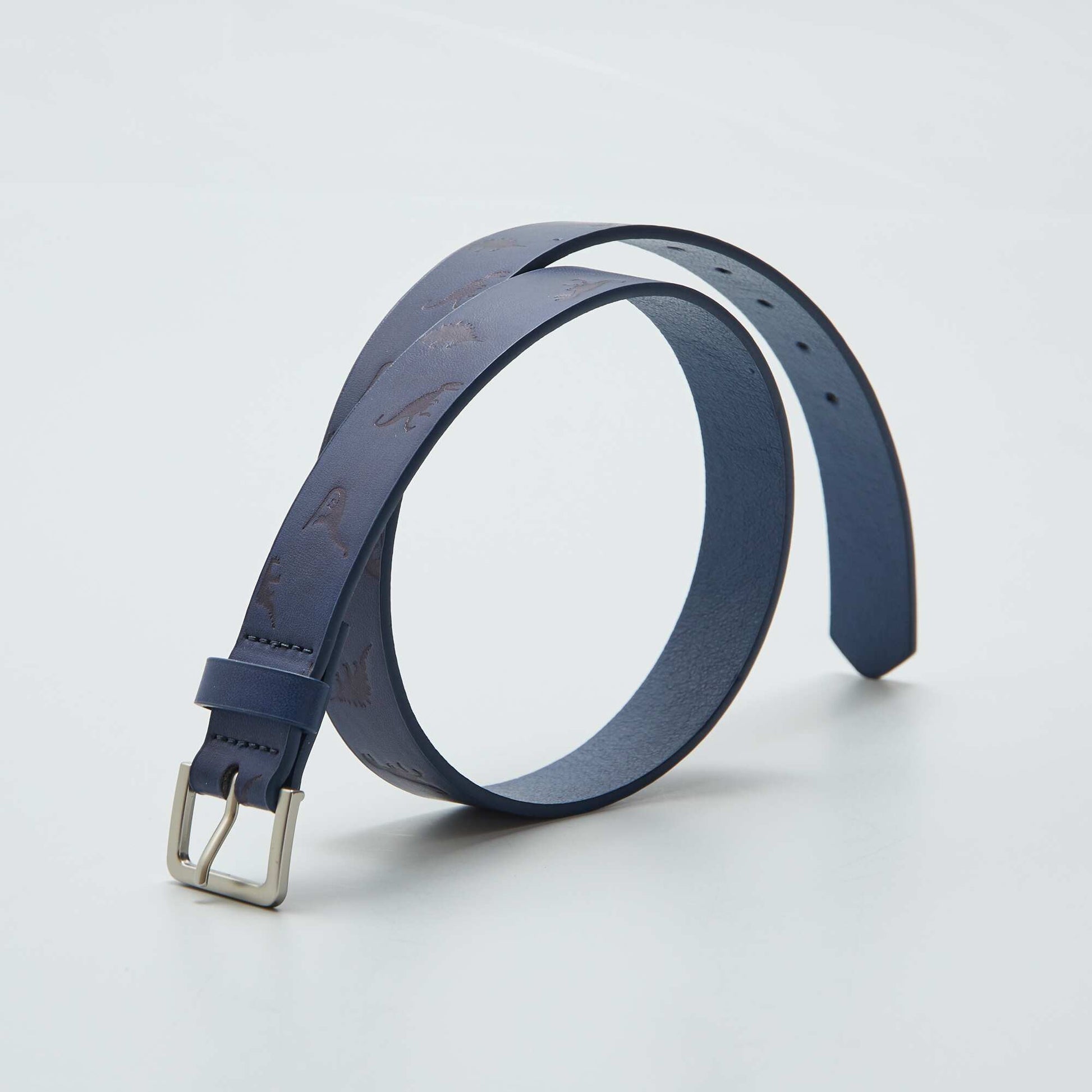 Ceinture motif dinosaures Bleu
