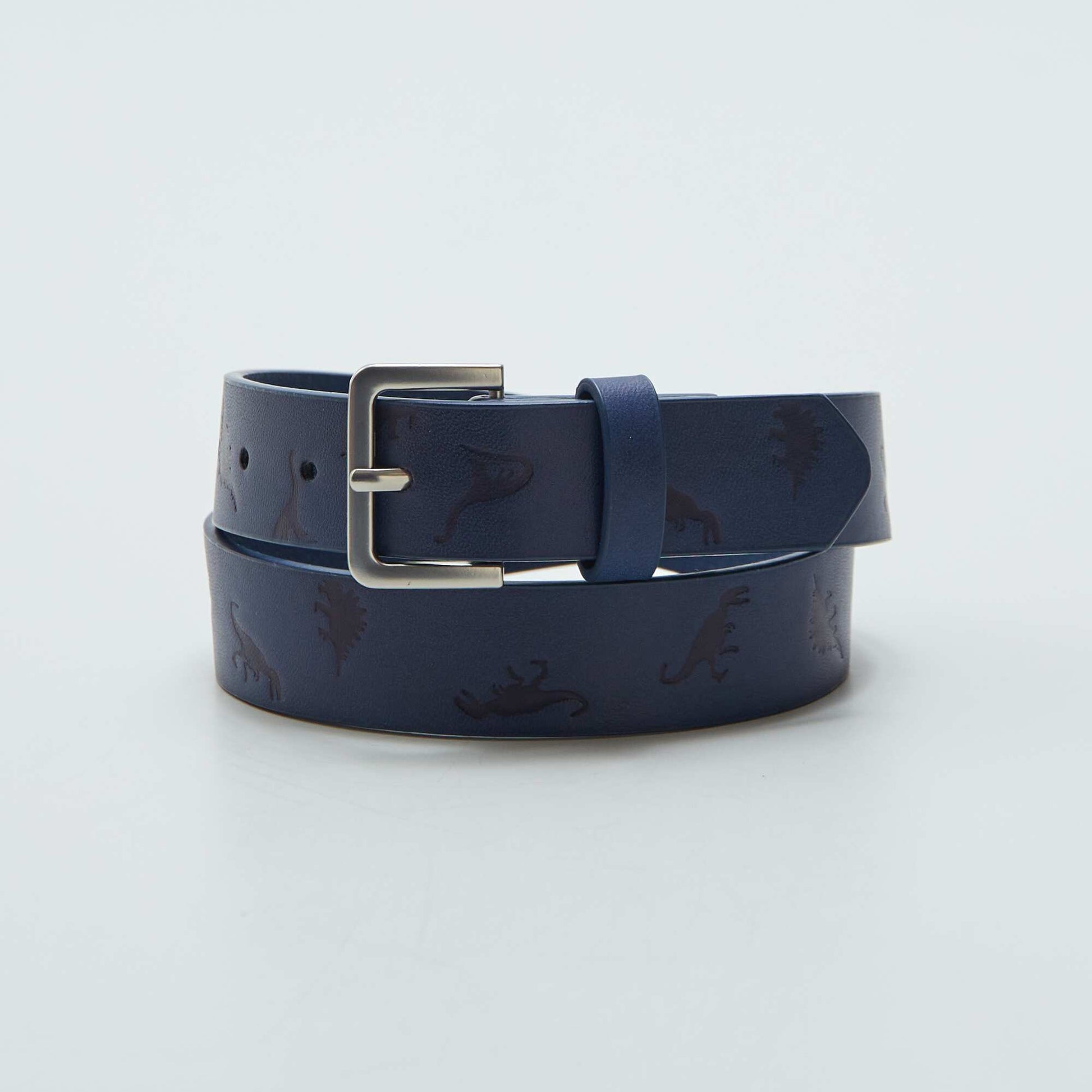 Ceinture motif dinosaures Bleu