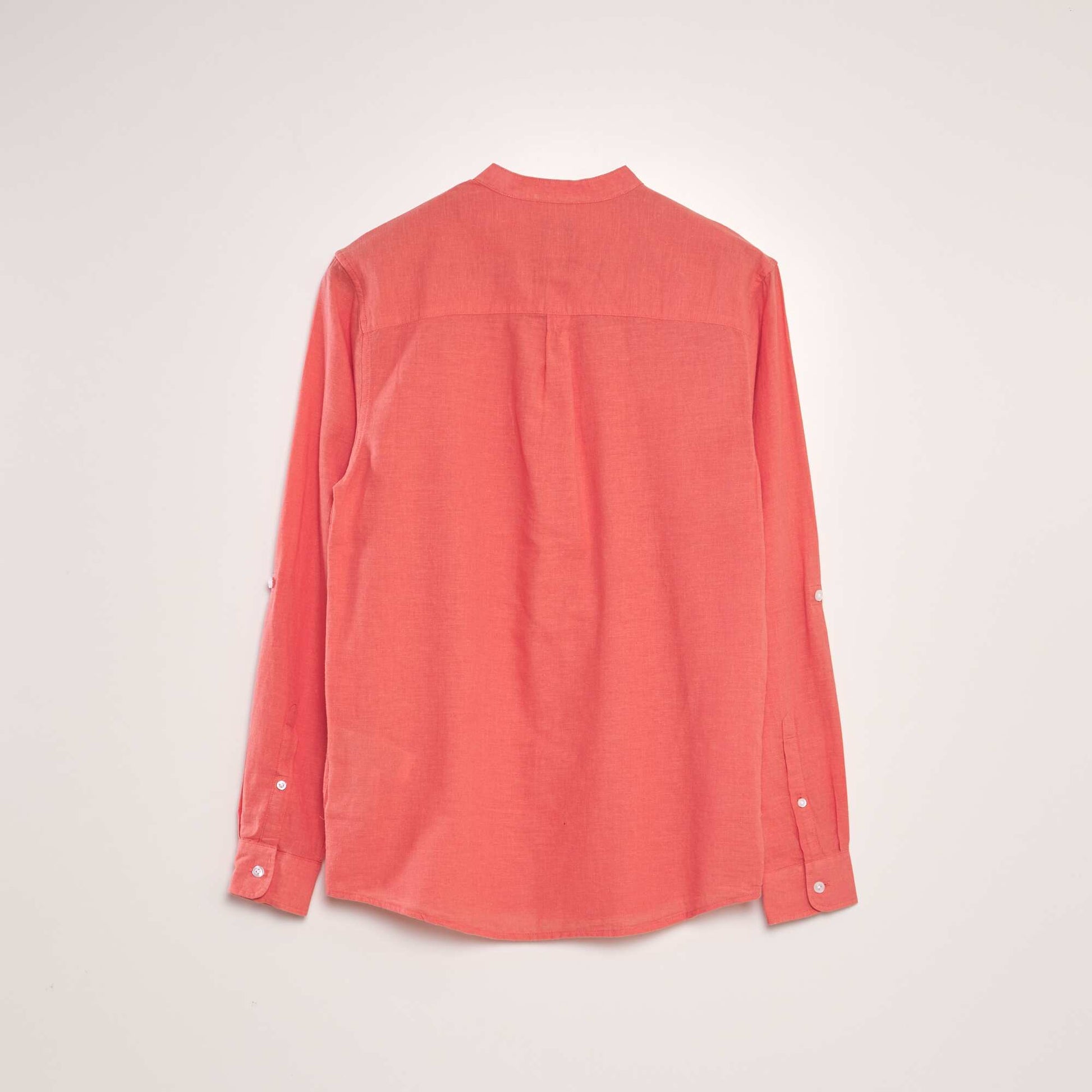 Chemise col mao Corail