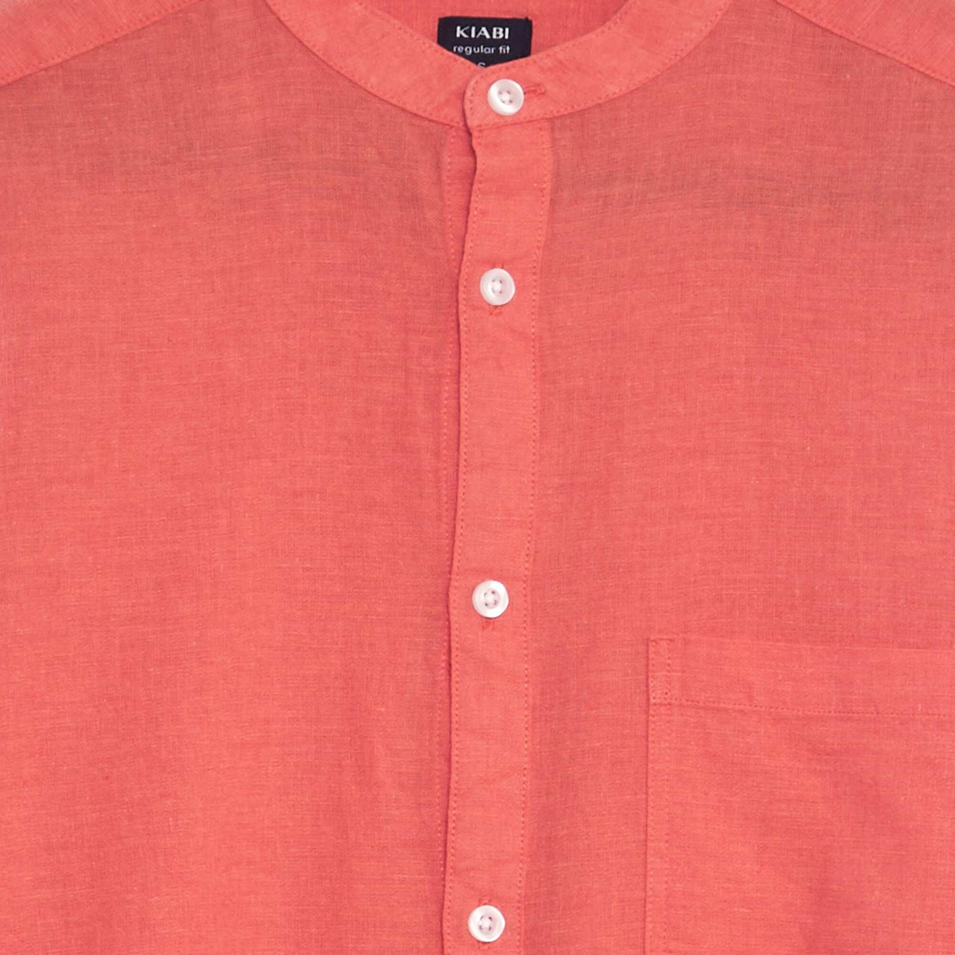 Chemise col mao Corail