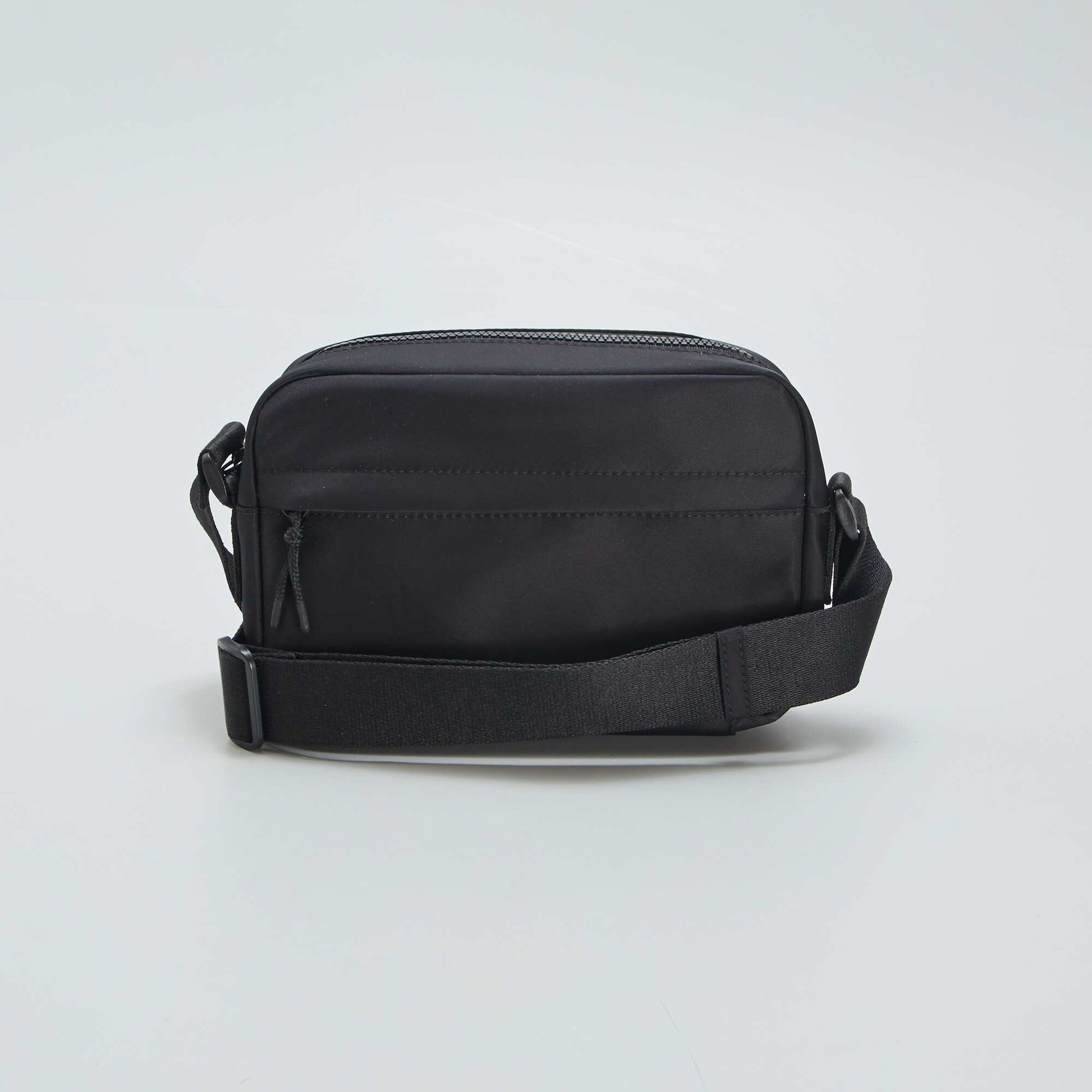 Sacoche bandouli re en textile Noir