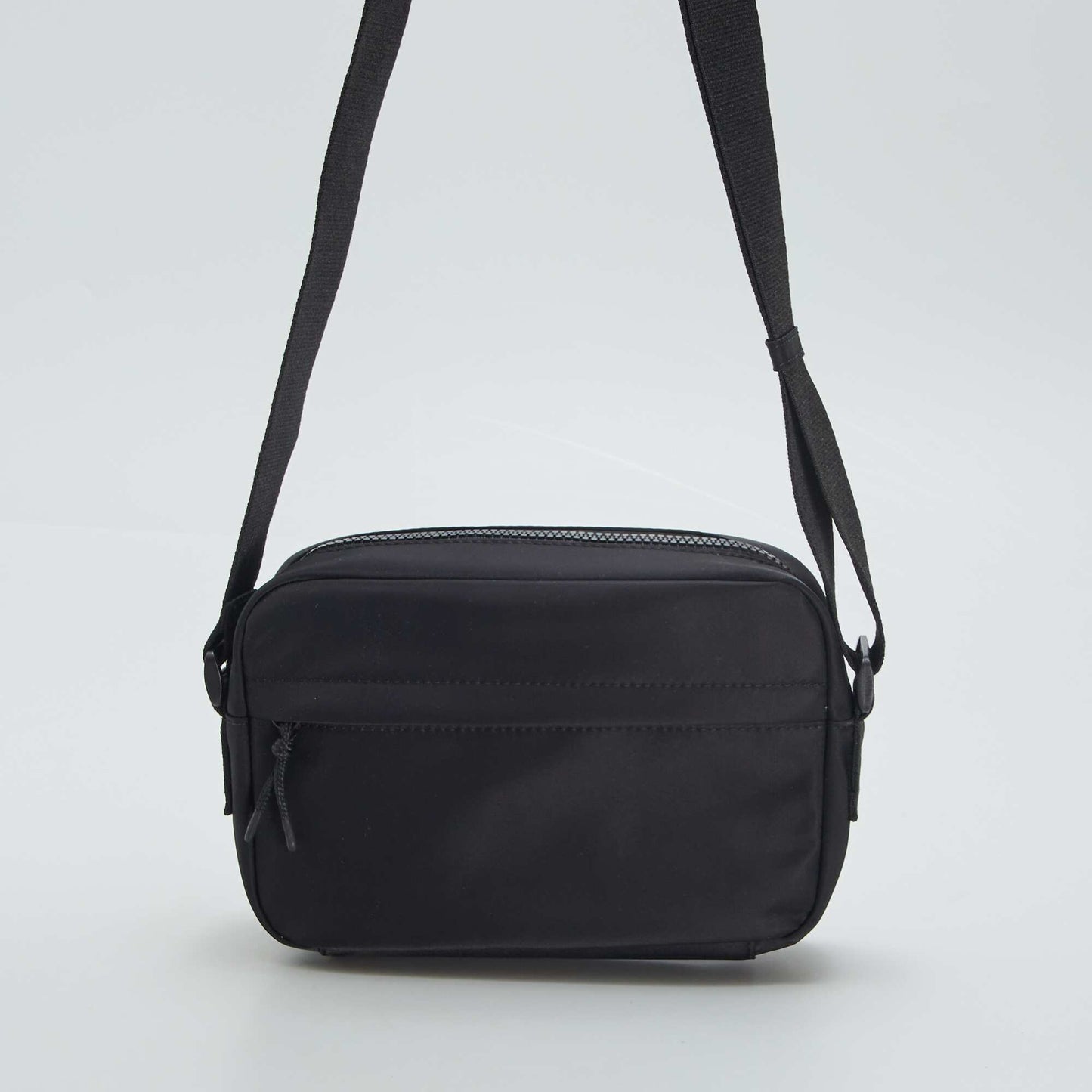 Sacoche bandouli re en textile Noir