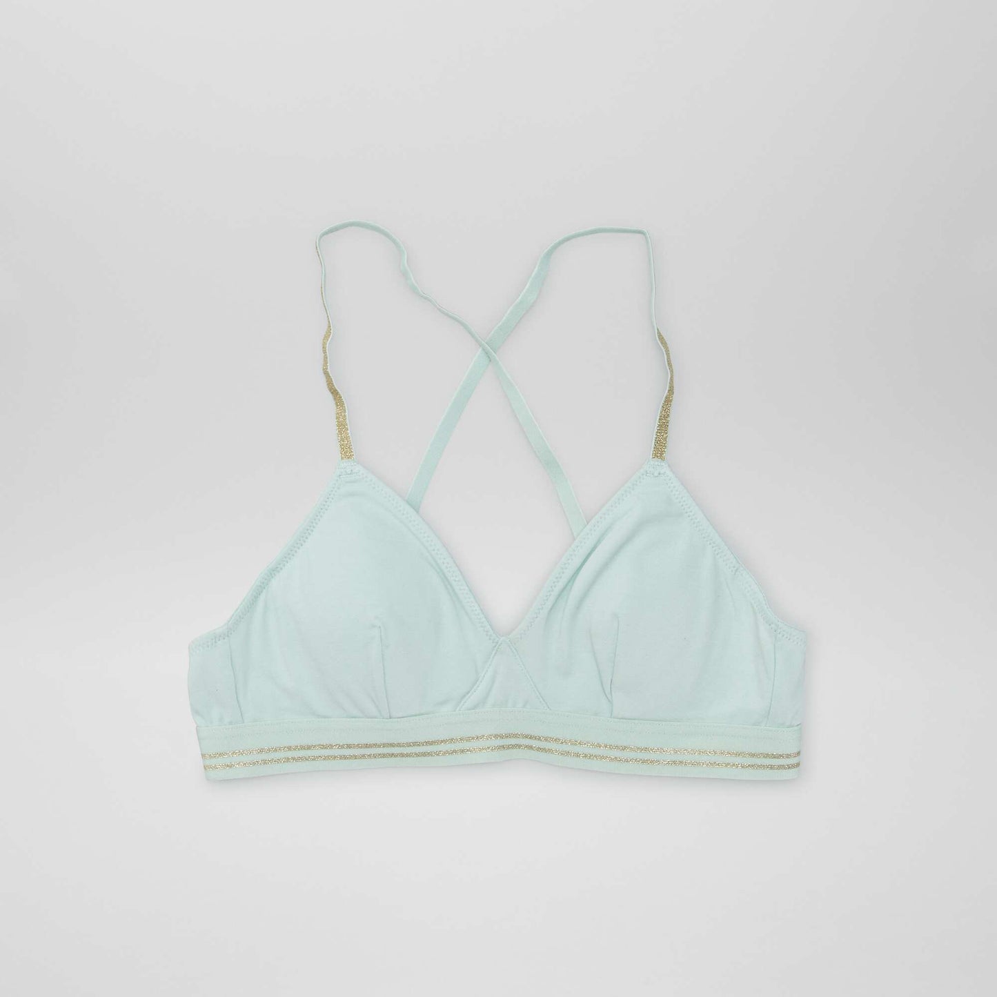 Soutien-gorge pailleté bleu