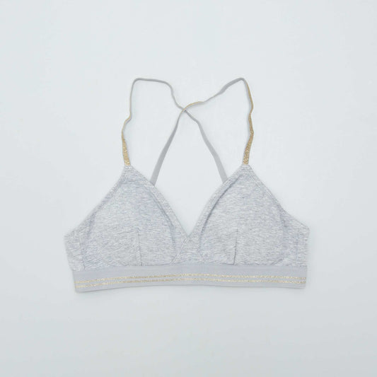 Soutien-gorge paillet  Gris