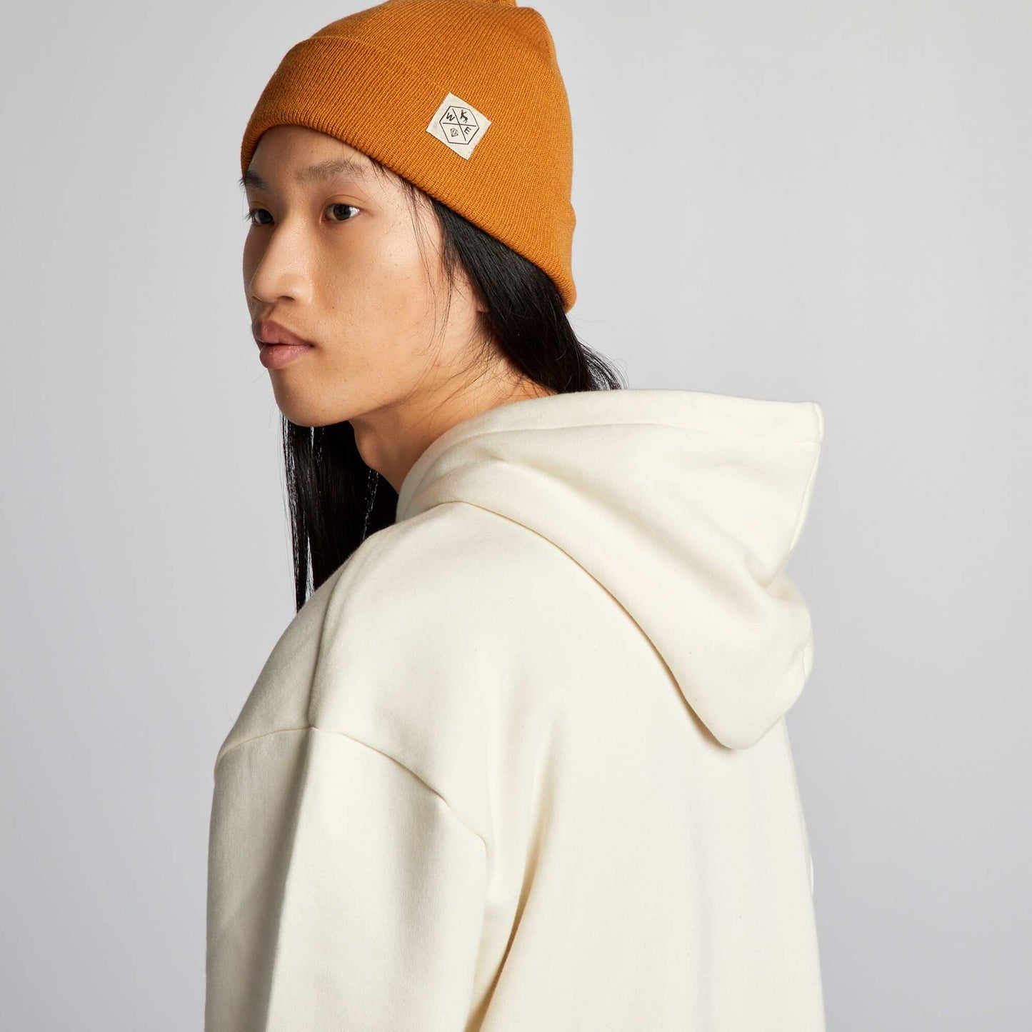 Sweat capuche Blanc