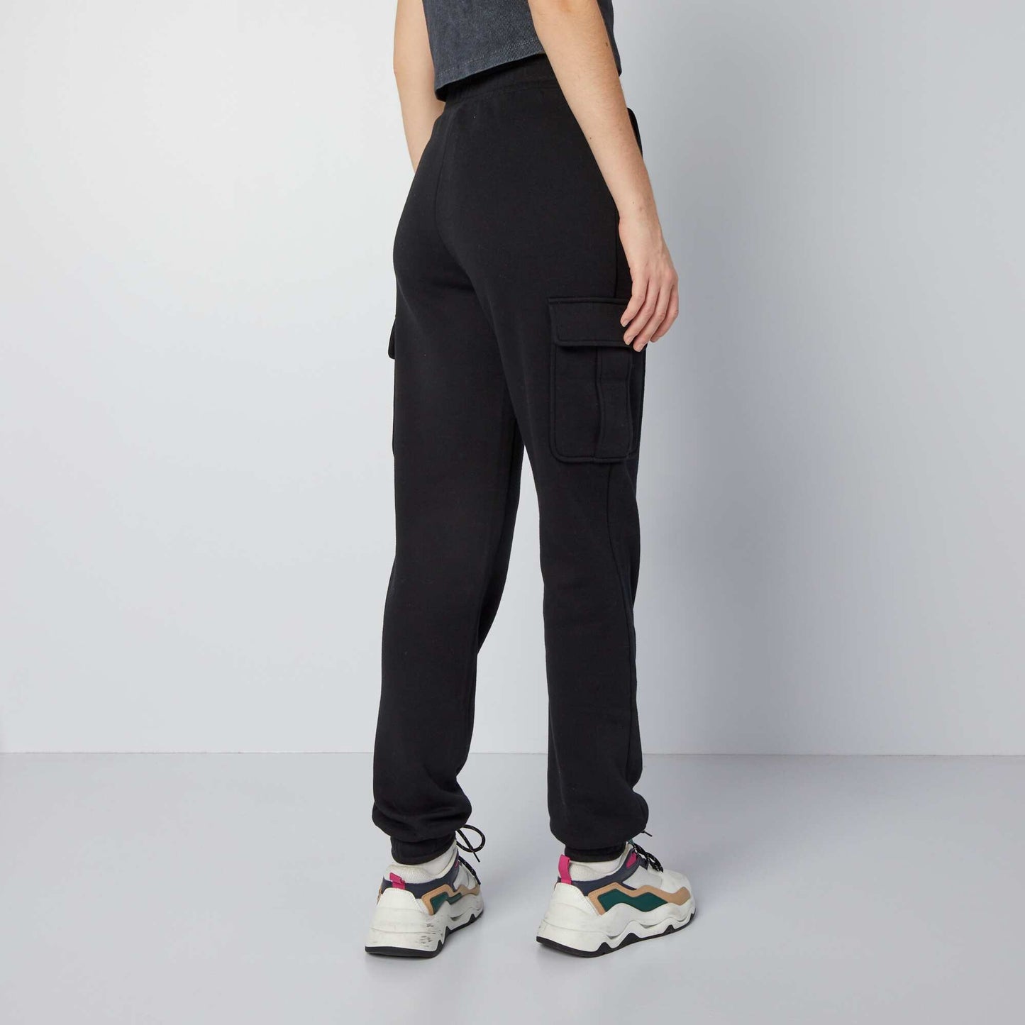 Pantalon de jogging en molleton Noir