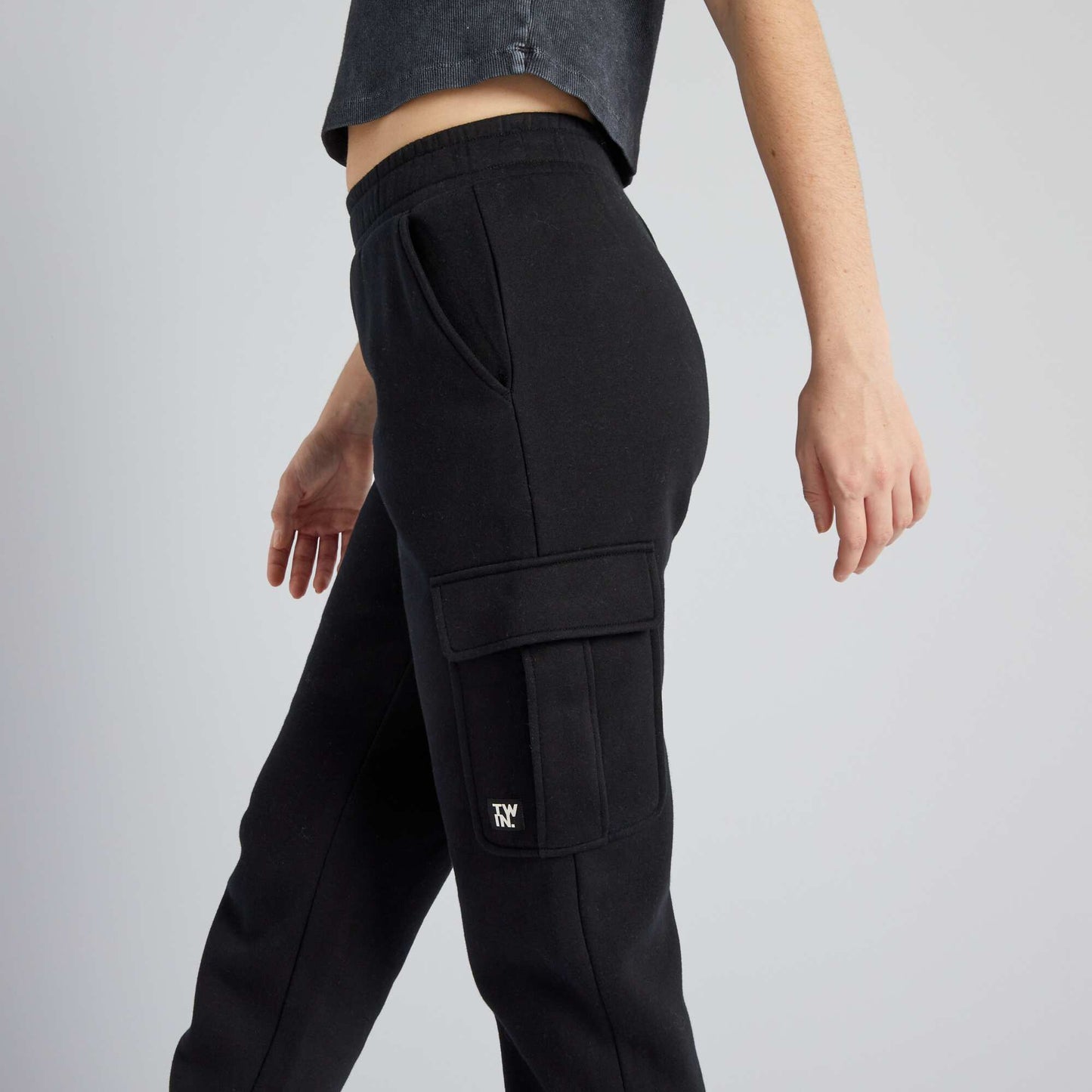 Pantalon de jogging en molleton Noir