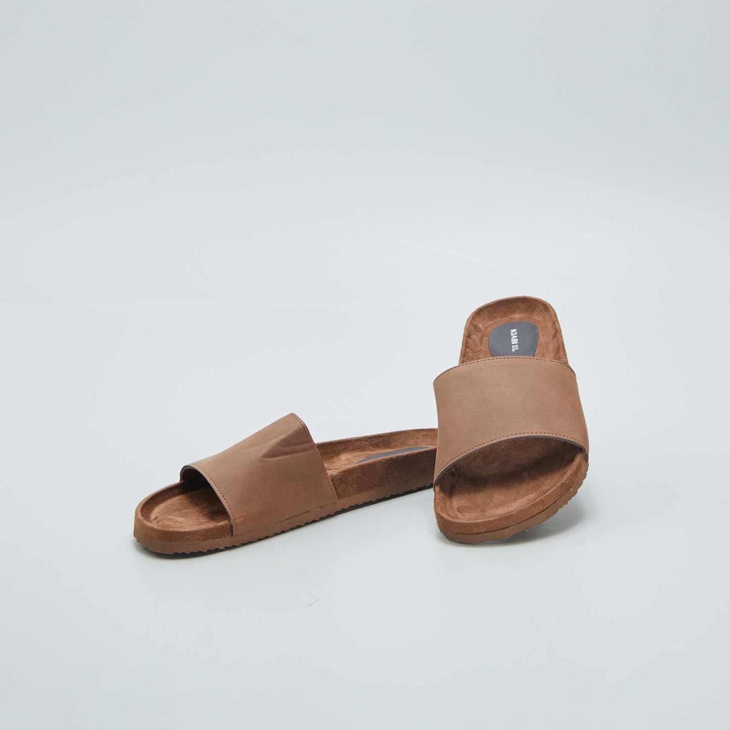 Chaussons mules Marron