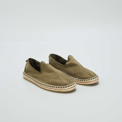 Espadrilles en su dine Kaki
