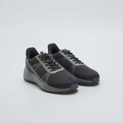 Baskets de sport Noir/kaki