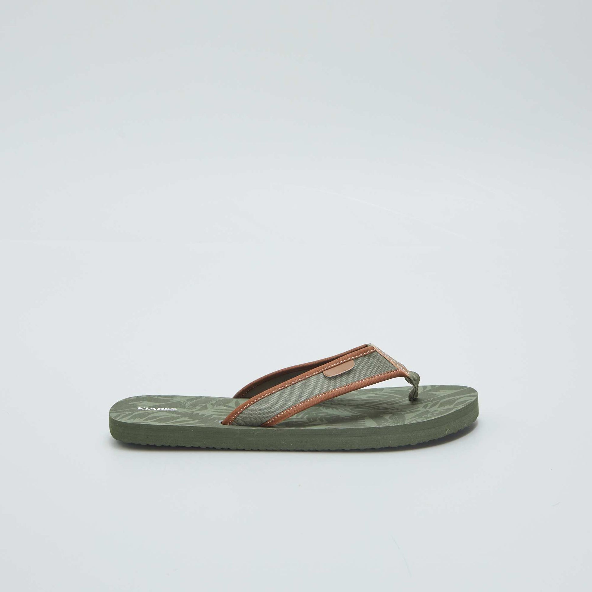 Tong lani re en textile Kaki