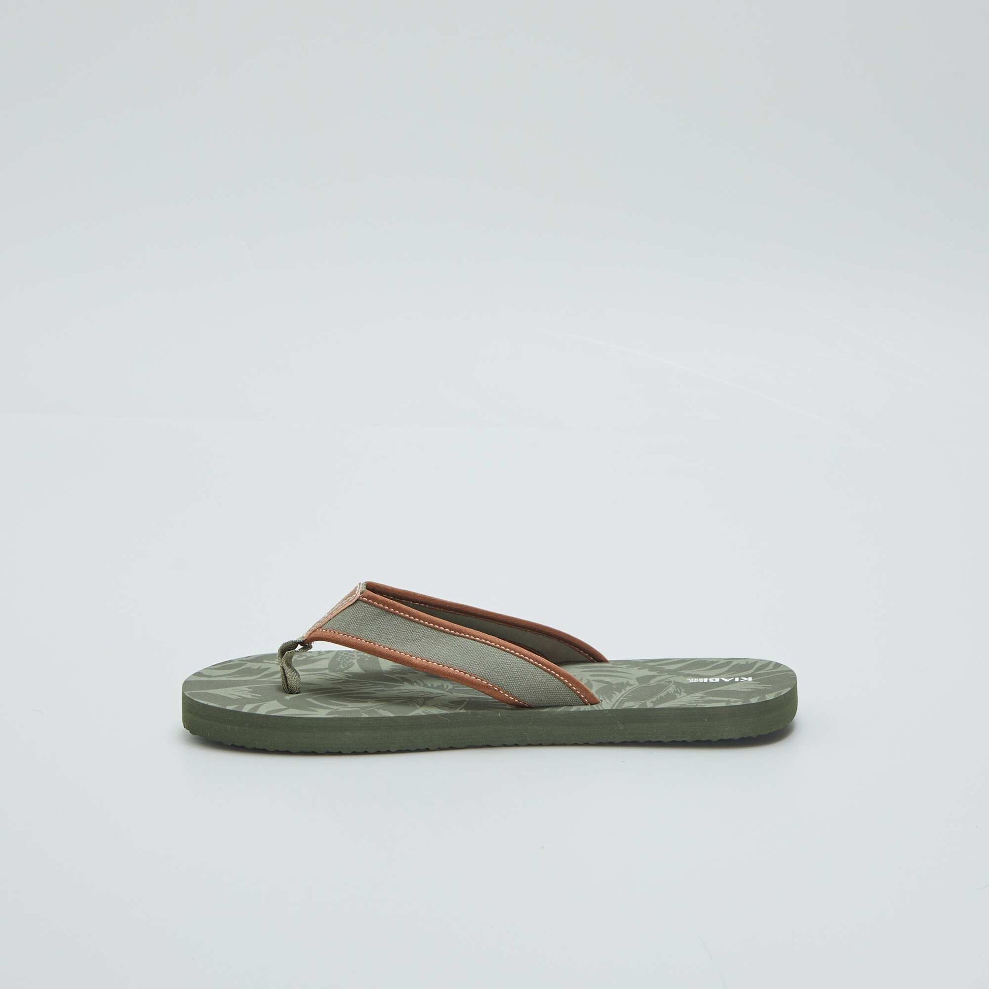 Tong lani re en textile Kaki