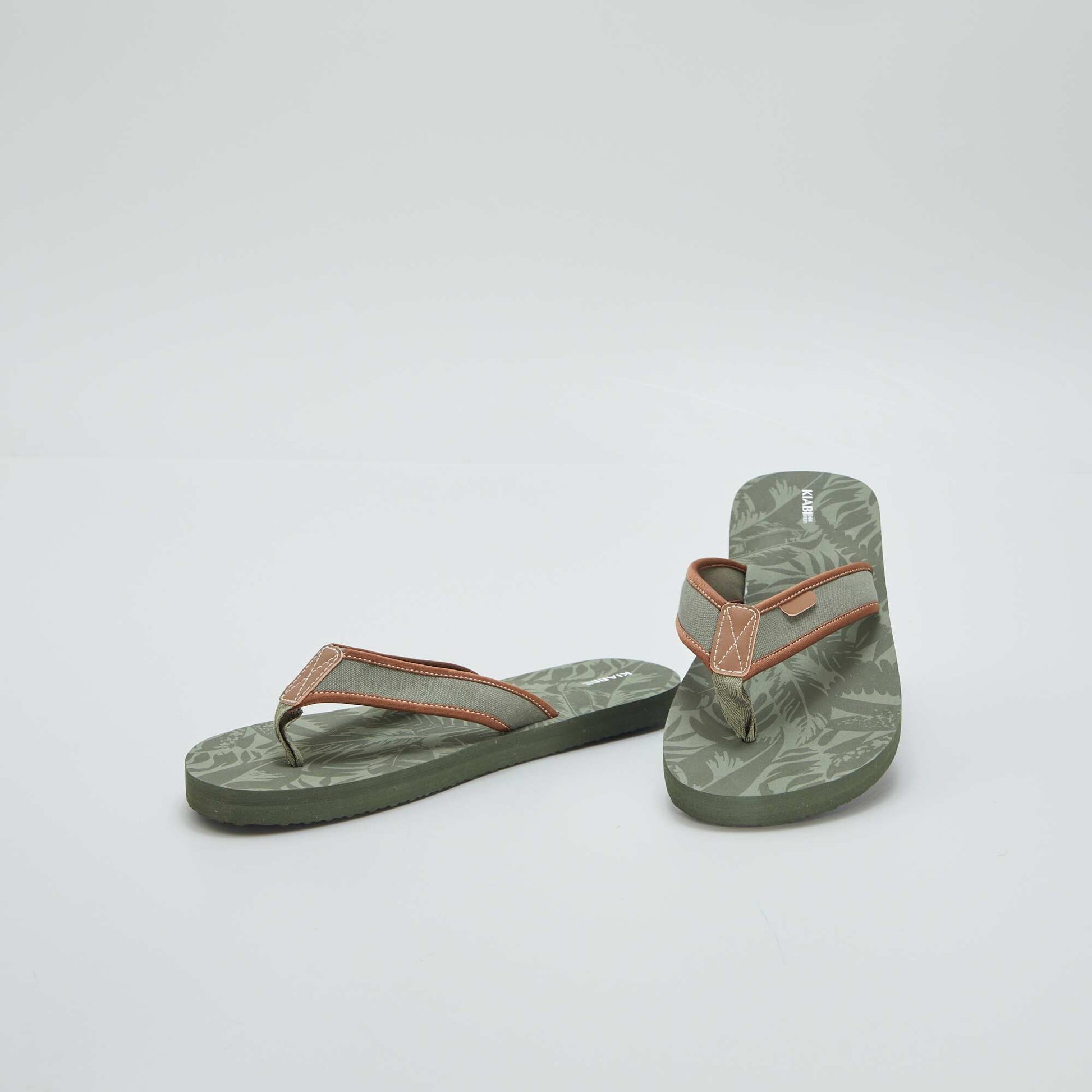 Tong lani re en textile Kaki