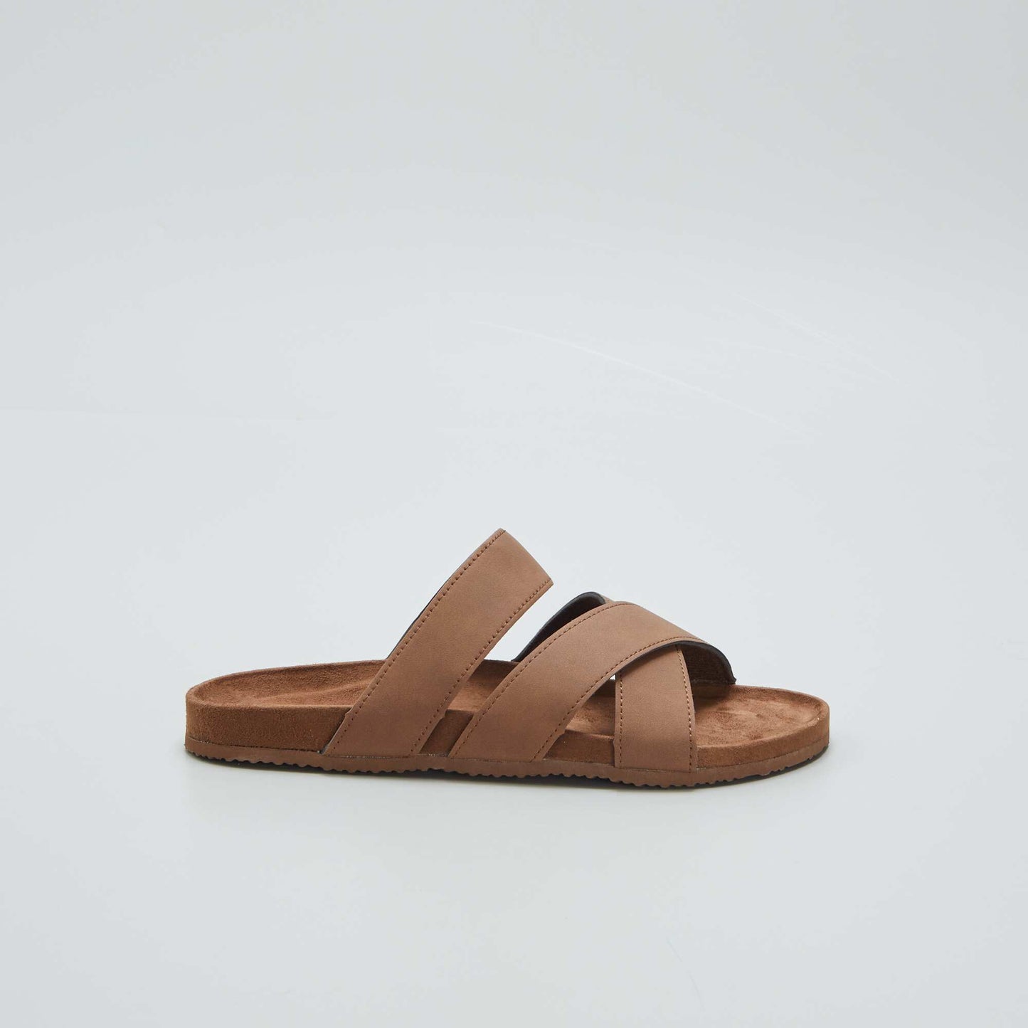 Sandales unies Marron