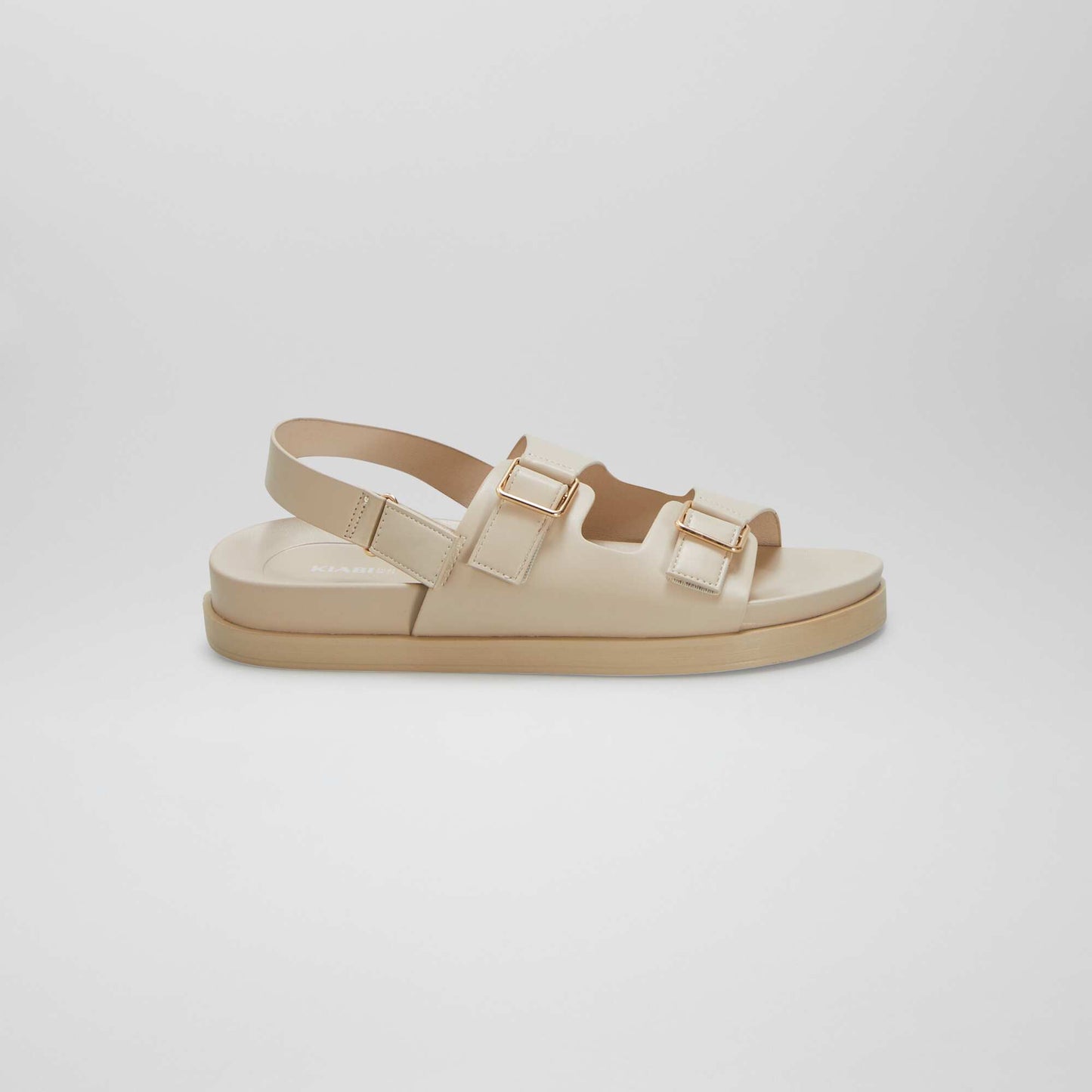 Sandales double-bride BLANC